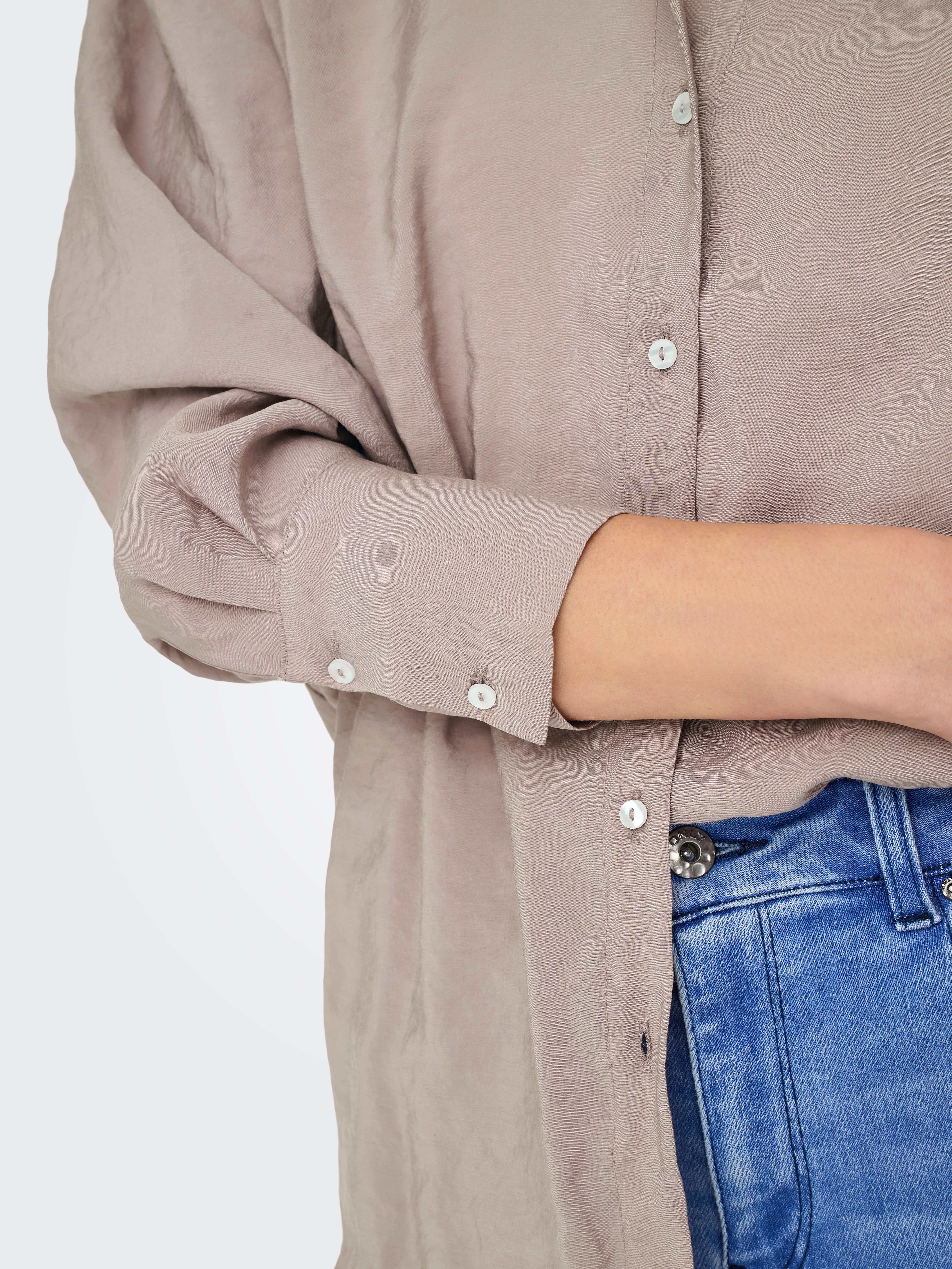 Only Overhemdblouse ONLZAZIMA L/S LOOSE SHIRT WVN NOOS