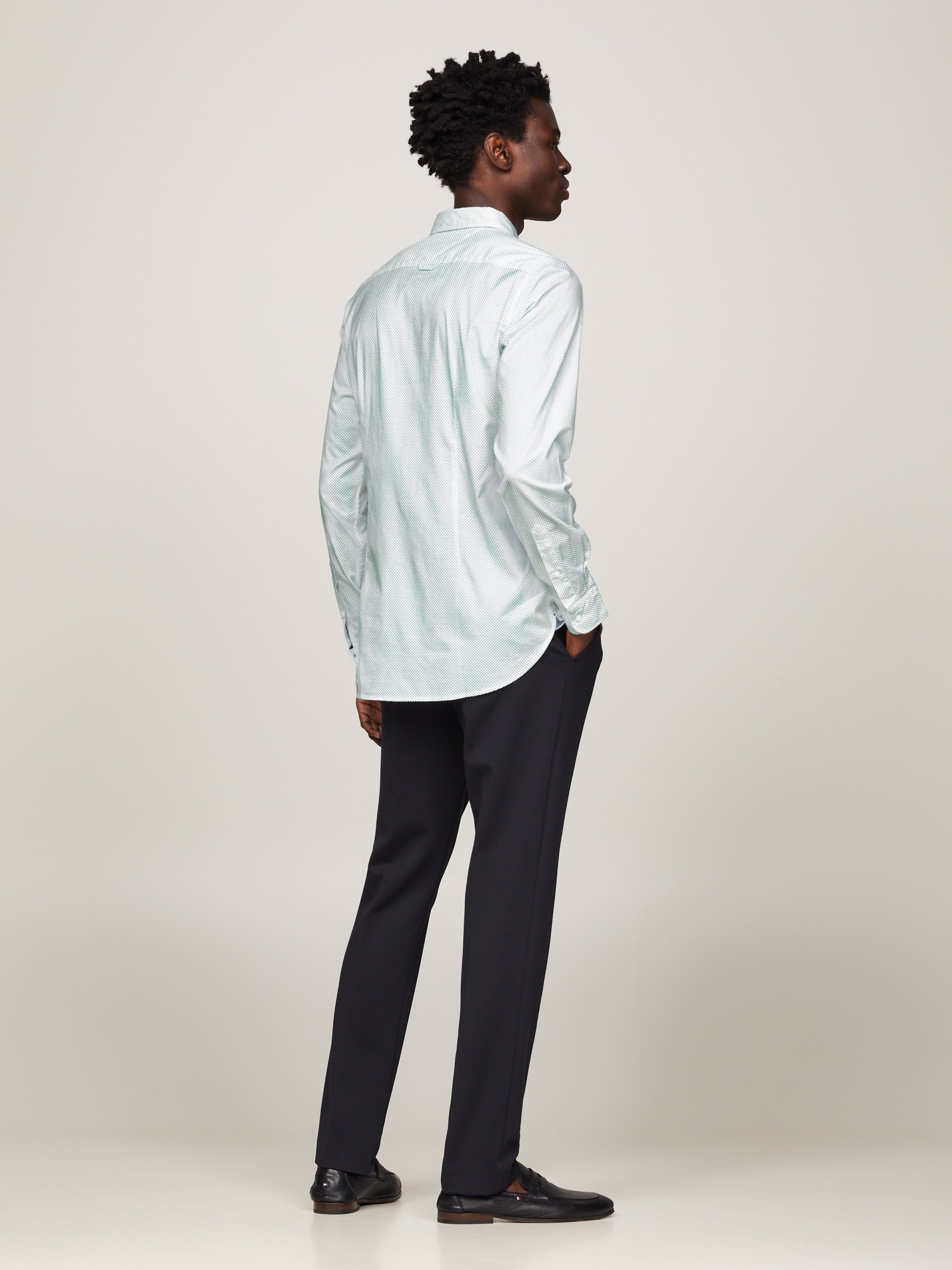 Tommy Hilfiger Overhemd met lange mouwen FLEX MINI PRINT SF SHIRT