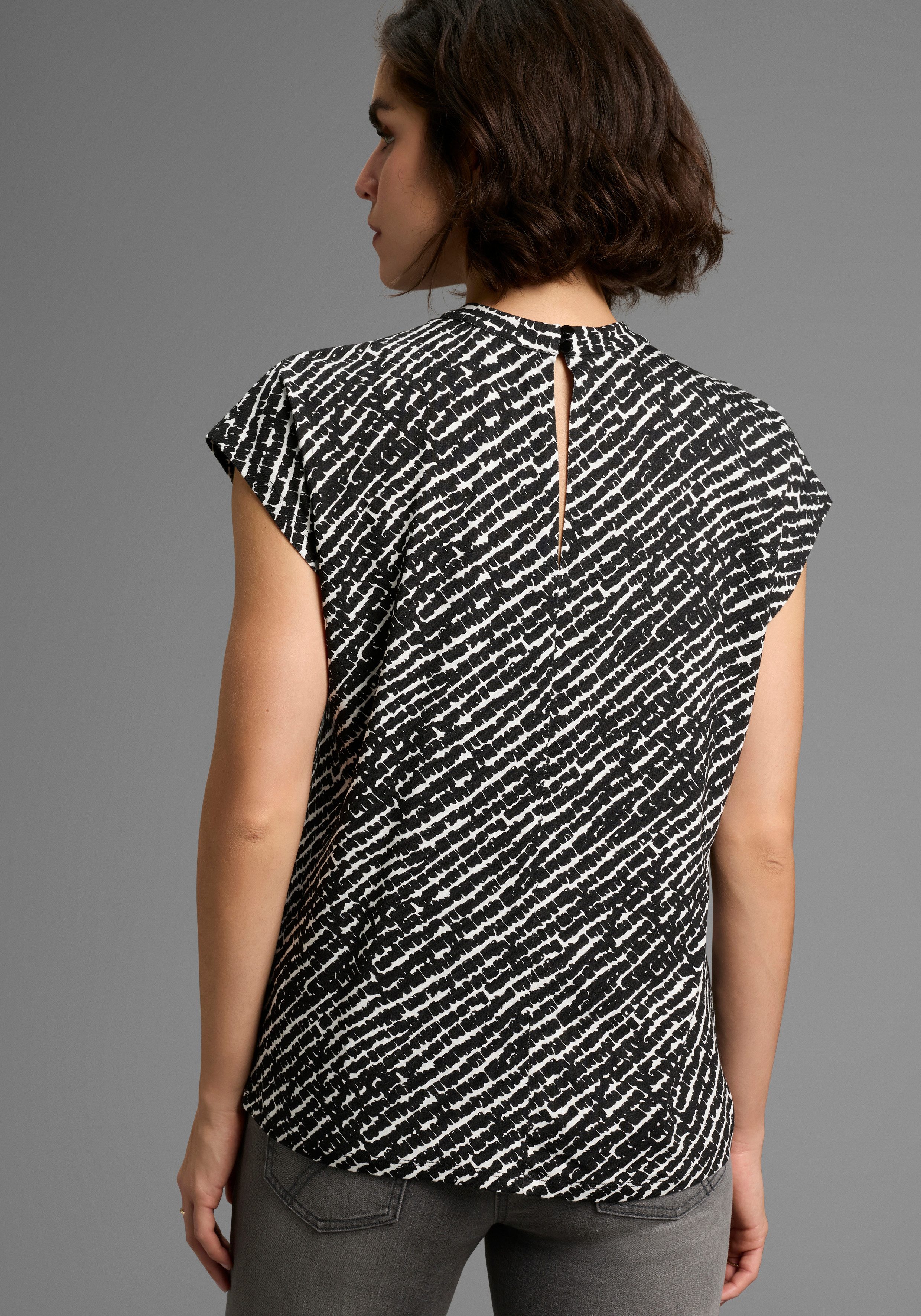 Laura Scott Shirt met korte mouwen met modieus motief - nieuwe collectie