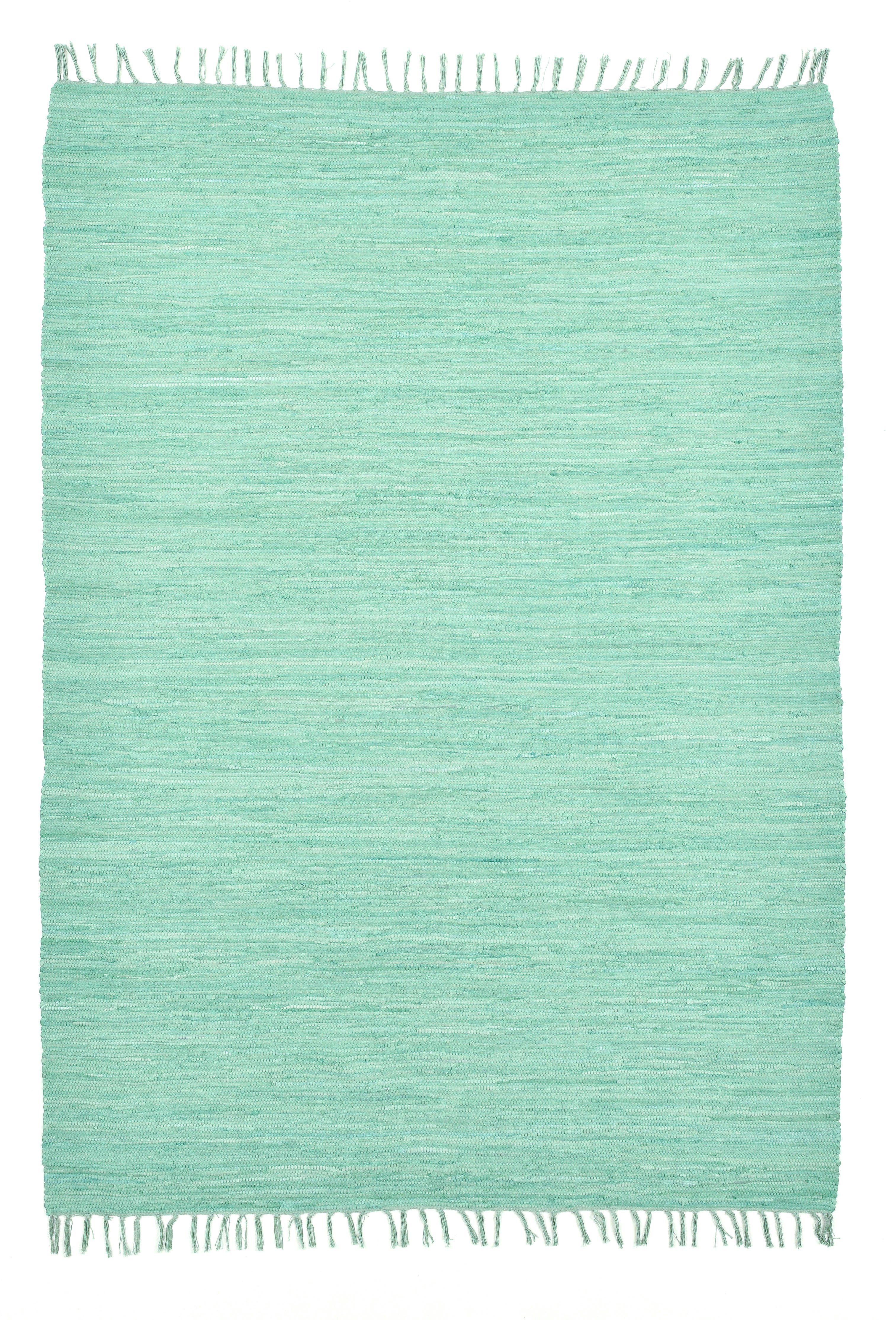 my home Kindervloerkleed Insa Vlekker Effen kleuren, pastel, handgeweven, onderhoudsvriendelijk, wasbaar, kinderkamer