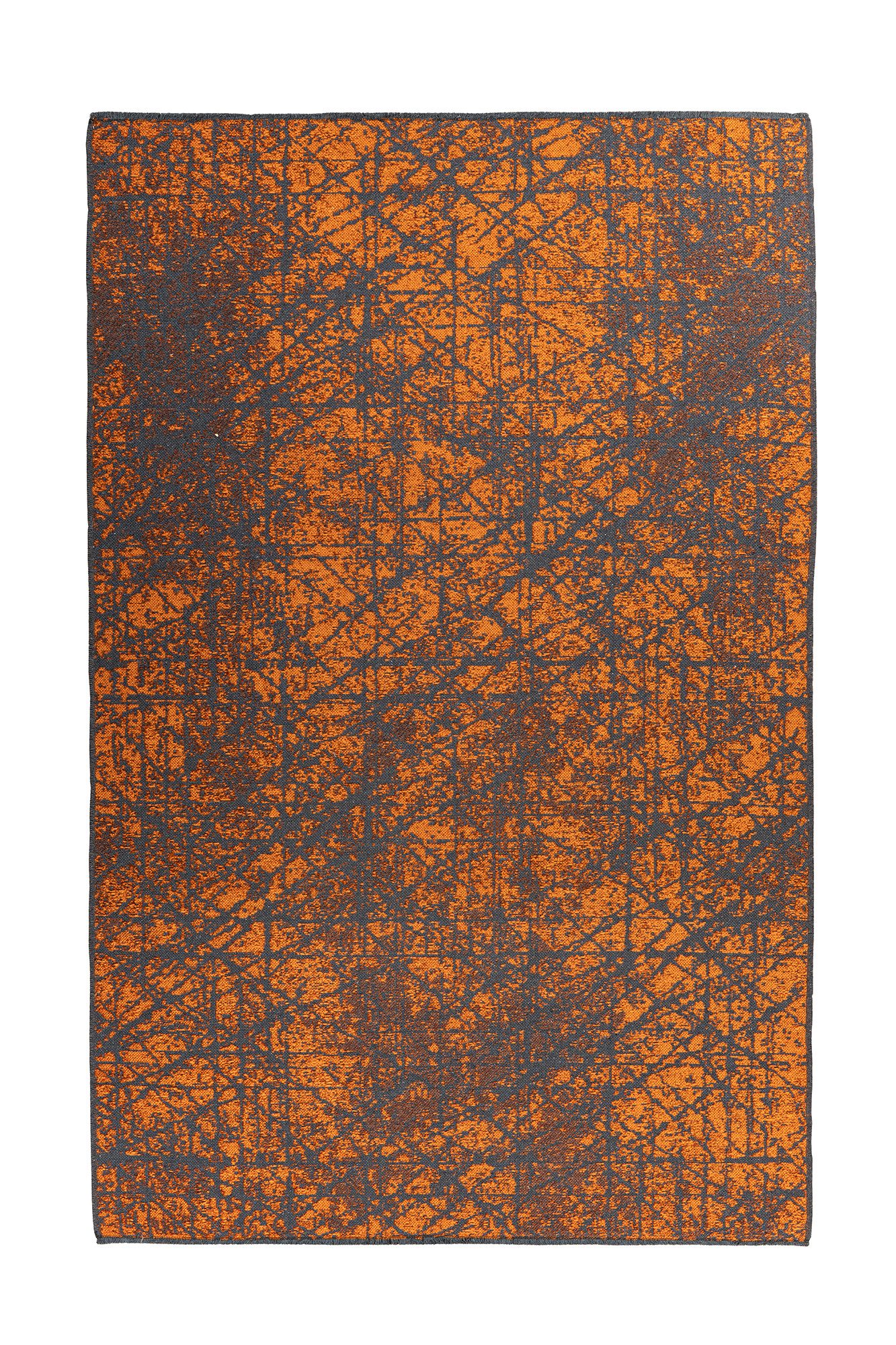 Kayoom Vloerkleed Kalea 225 Vlakweefsel tapijt met reliëfontwerp, used-look, moderne kleuren