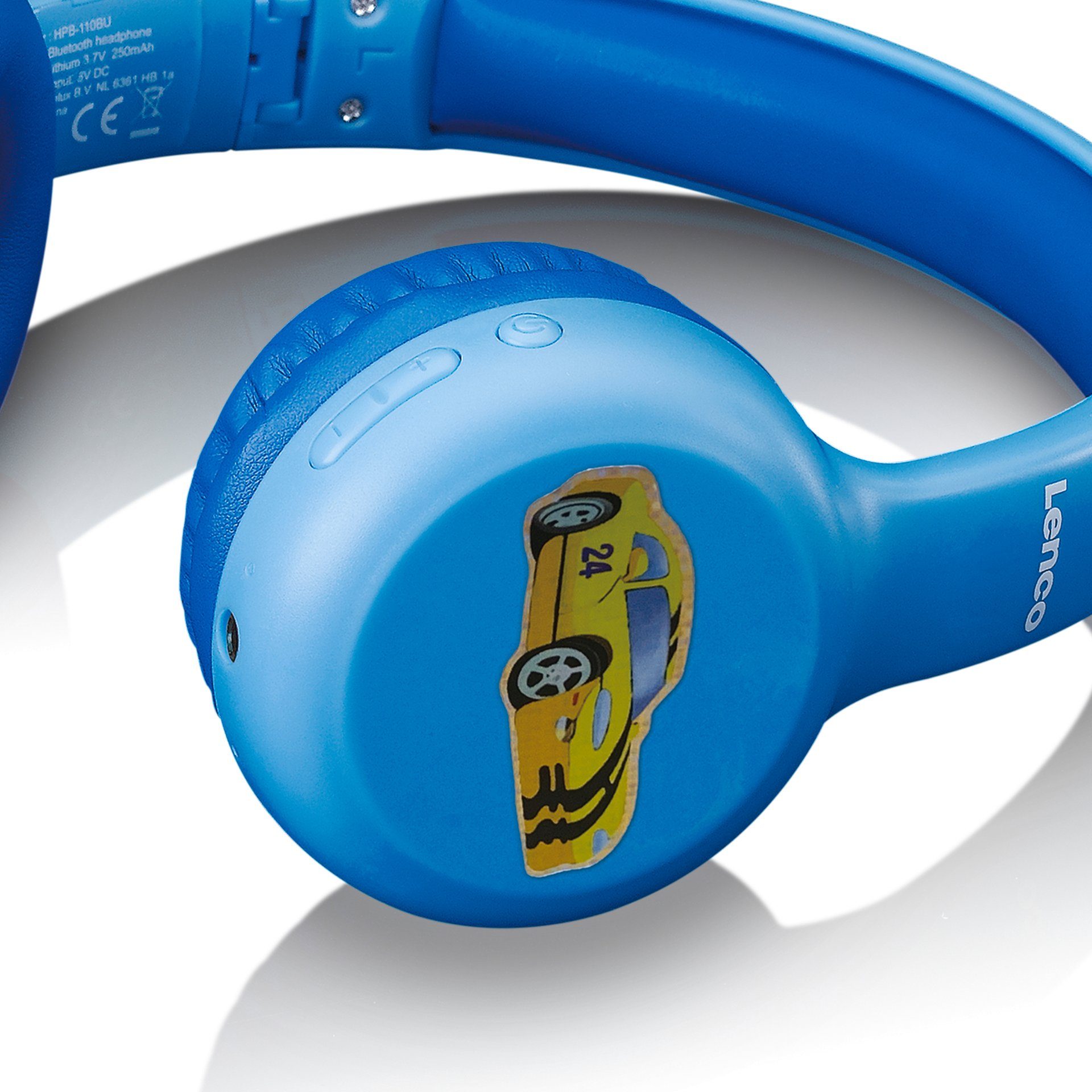 Lenco Over-ear-hoofdtelefoon HPB-110 kinderhoofdtelefoon met sticker