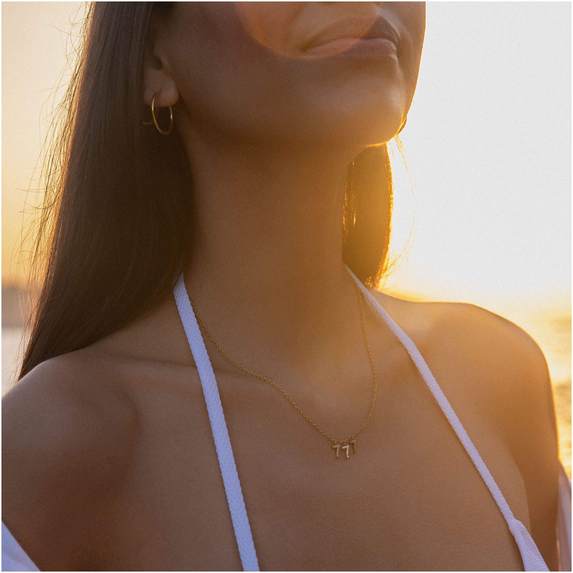 Purelei Ketting met hanger Sieraad cadeau Engel nummers, 23401, 111-222-444-777