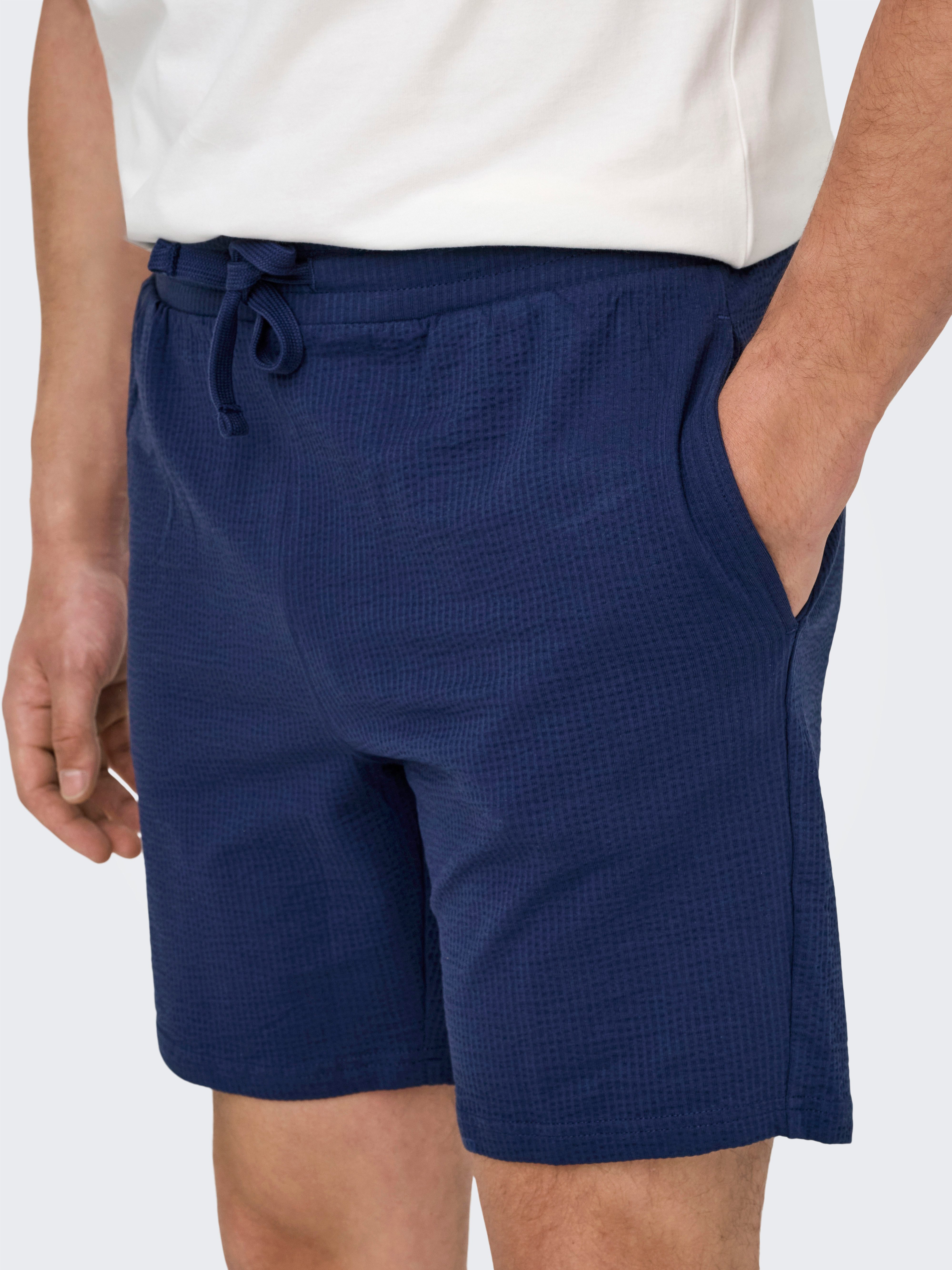 ONLY & SONS Short ONSKIAN LIFE REG SEERSUCKER SHORTS NOOS