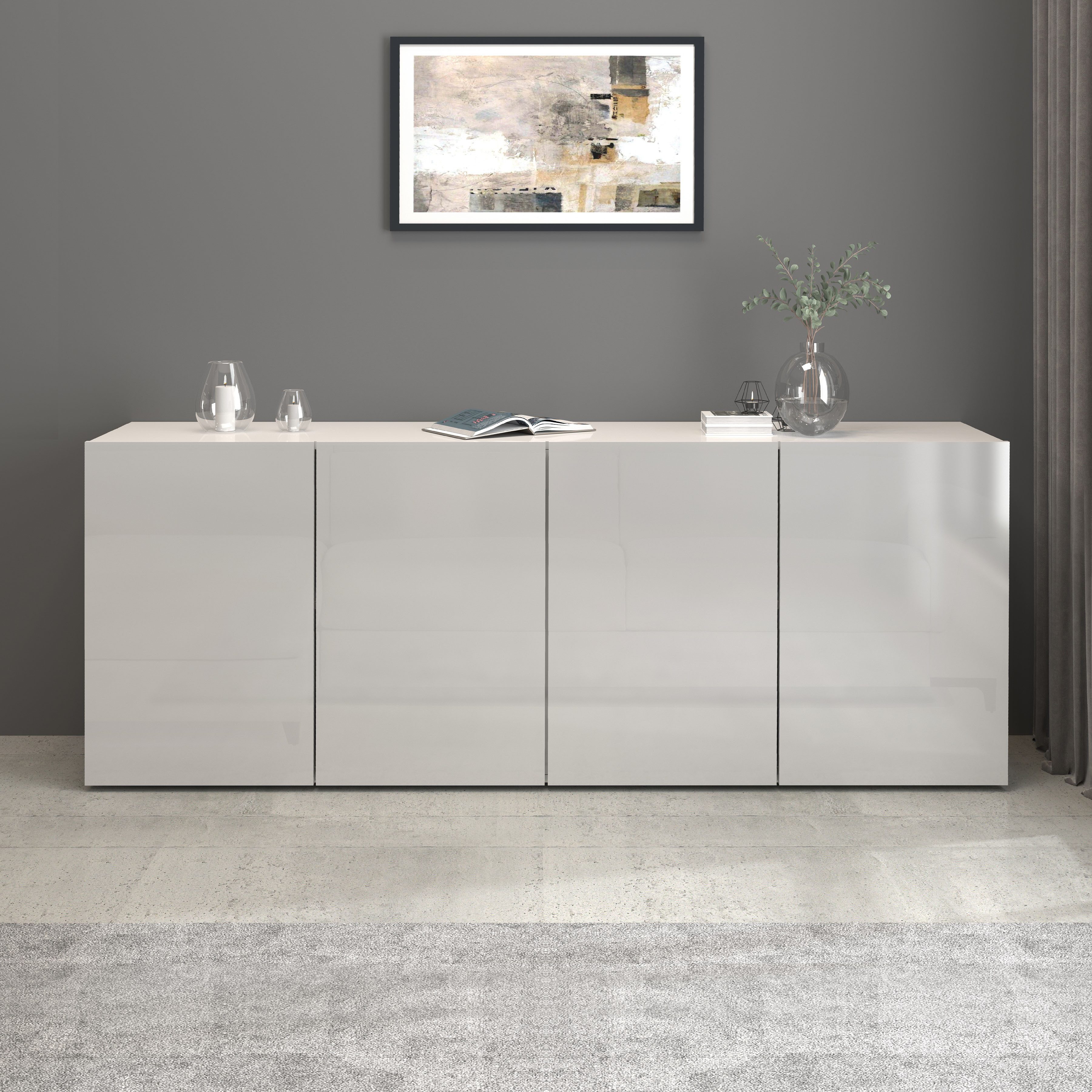 INOSIGN Dressoir Egypt, Ladekast, Kast, Buffet, greeploos