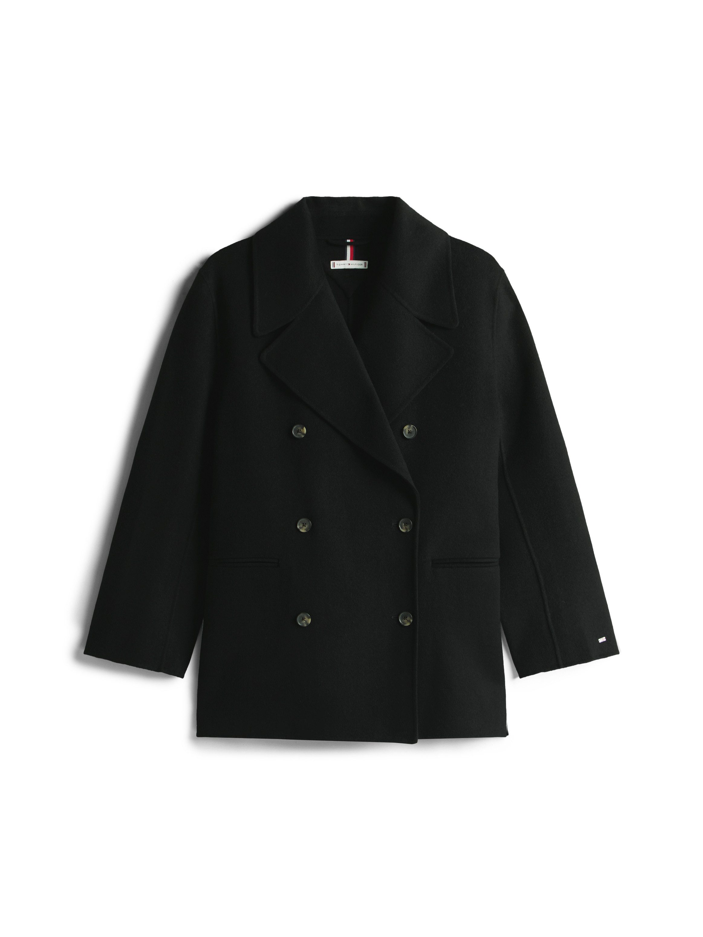 Tommy Hilfiger Korte jas DF WOOL BLEND REG PEACOAT
