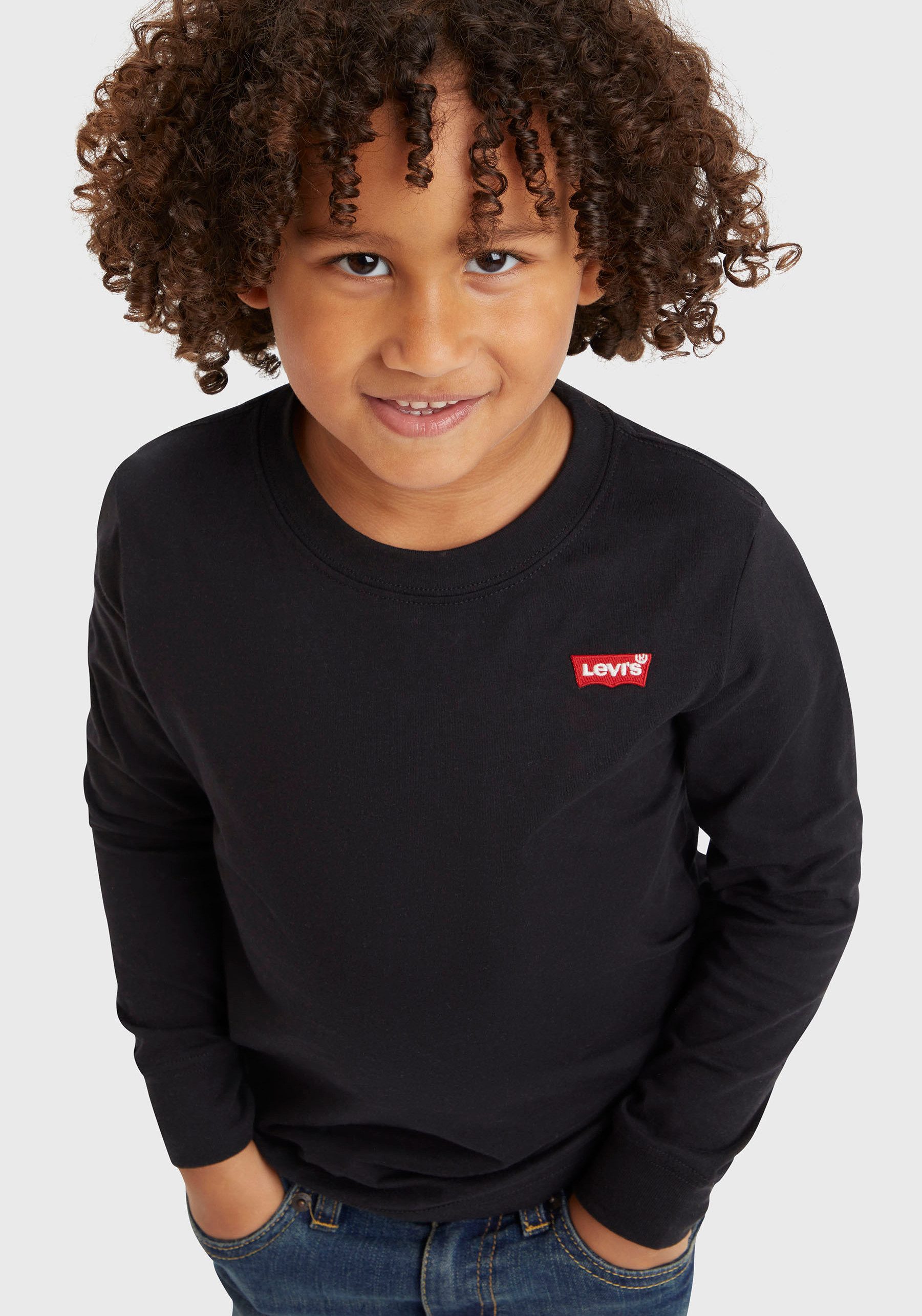 Levi's Kidswear Shirt met lange mouwen LVB LS GRAPHIC TEE SHIRT