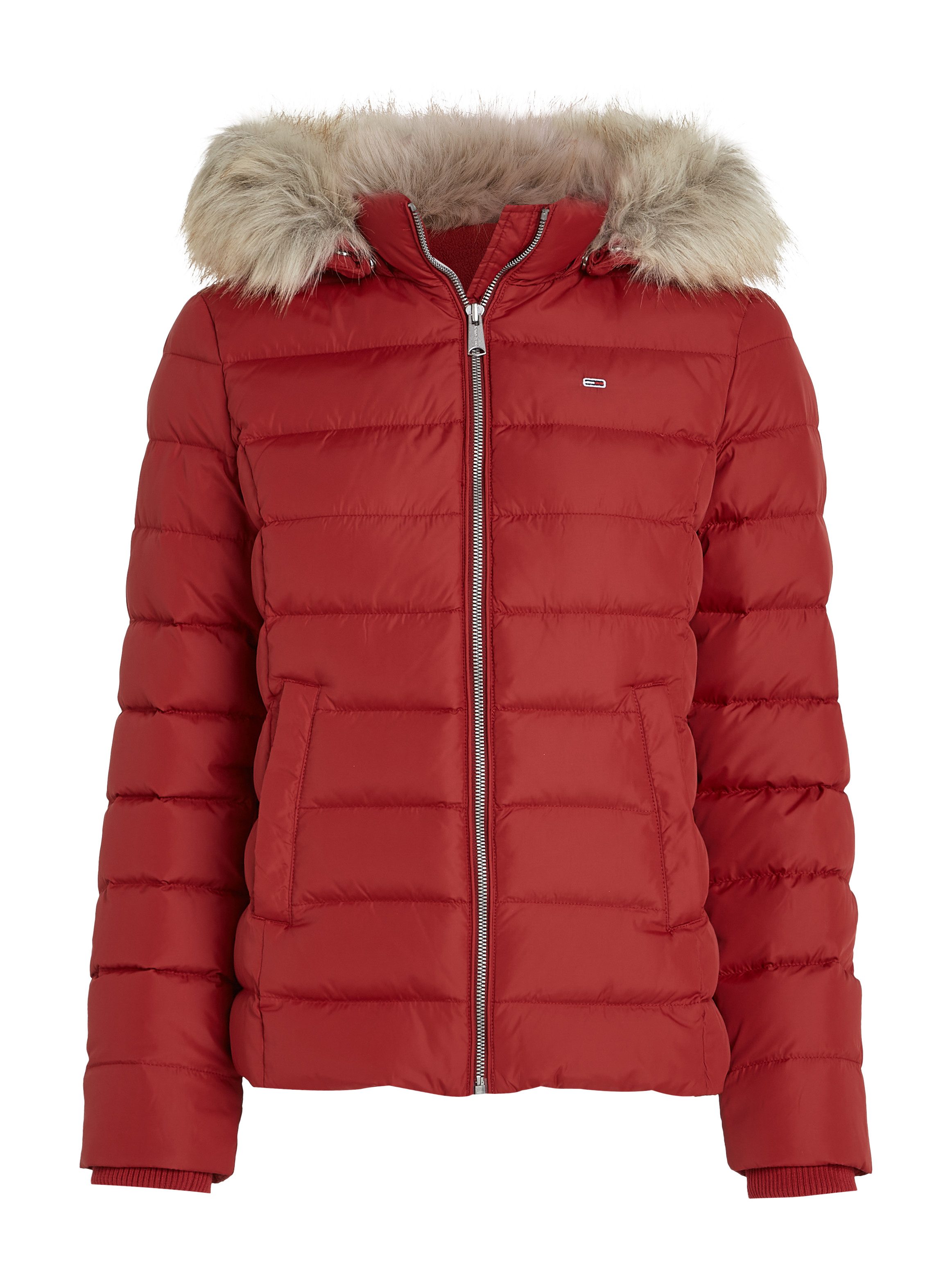 TOMMY JEANS Gewatteerde jas TJW BASIC HOODED DOWN JACKET EXT