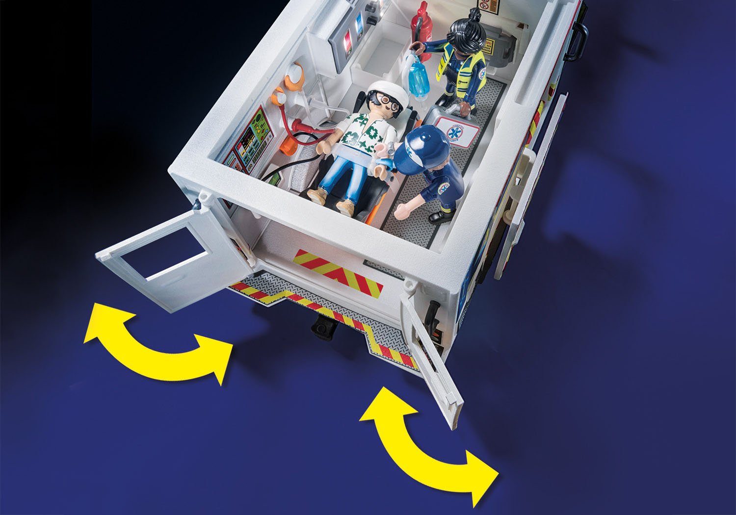 Playmobil® Constructie-speelset Redningsvoertuig: US Ambulance (70936), My Action Heroes (93-delig)