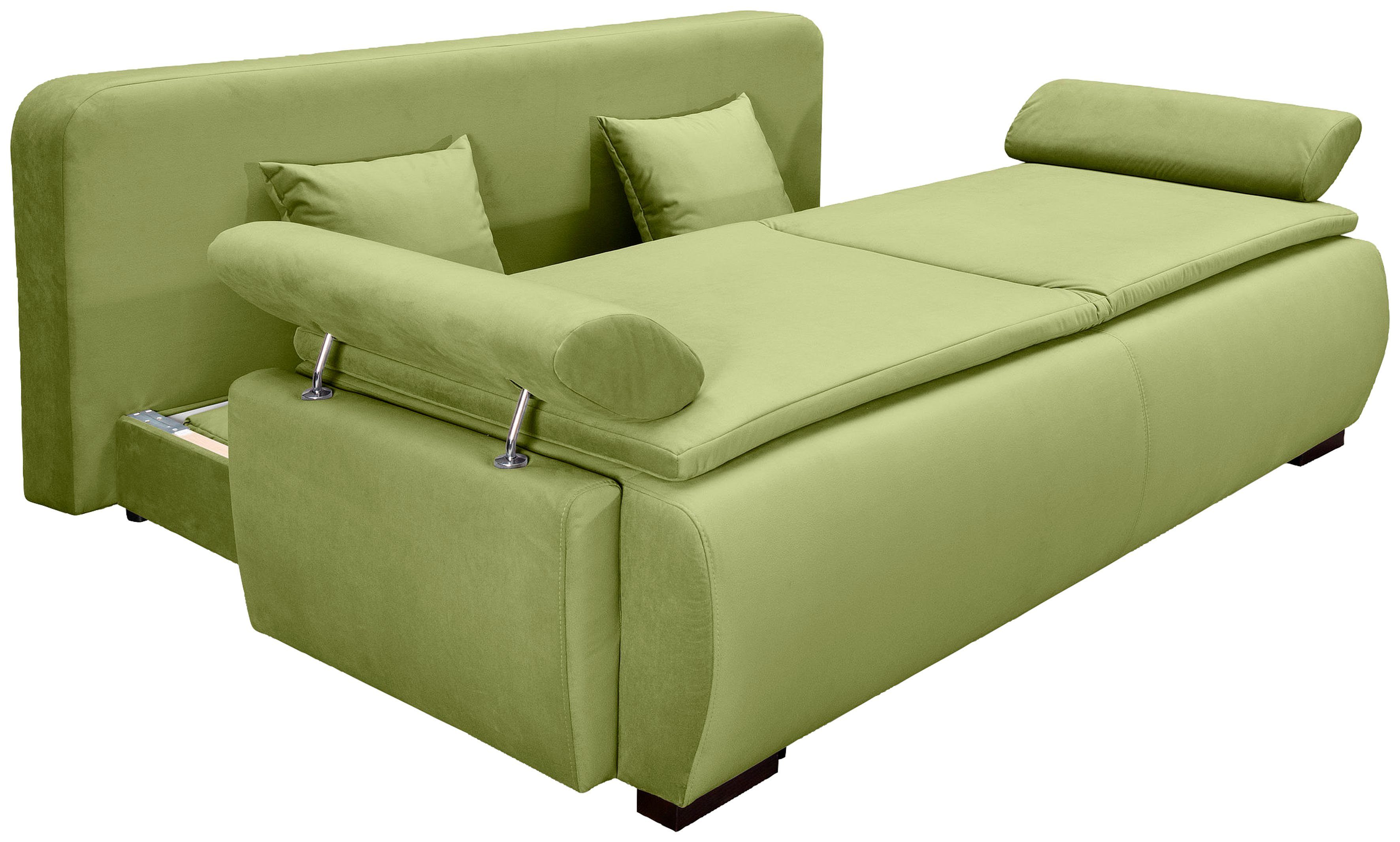 INOSIGN Slaapbank Romeo met boxspringopbouw, slaapfunctie & bedkist, bank met bedfunctie