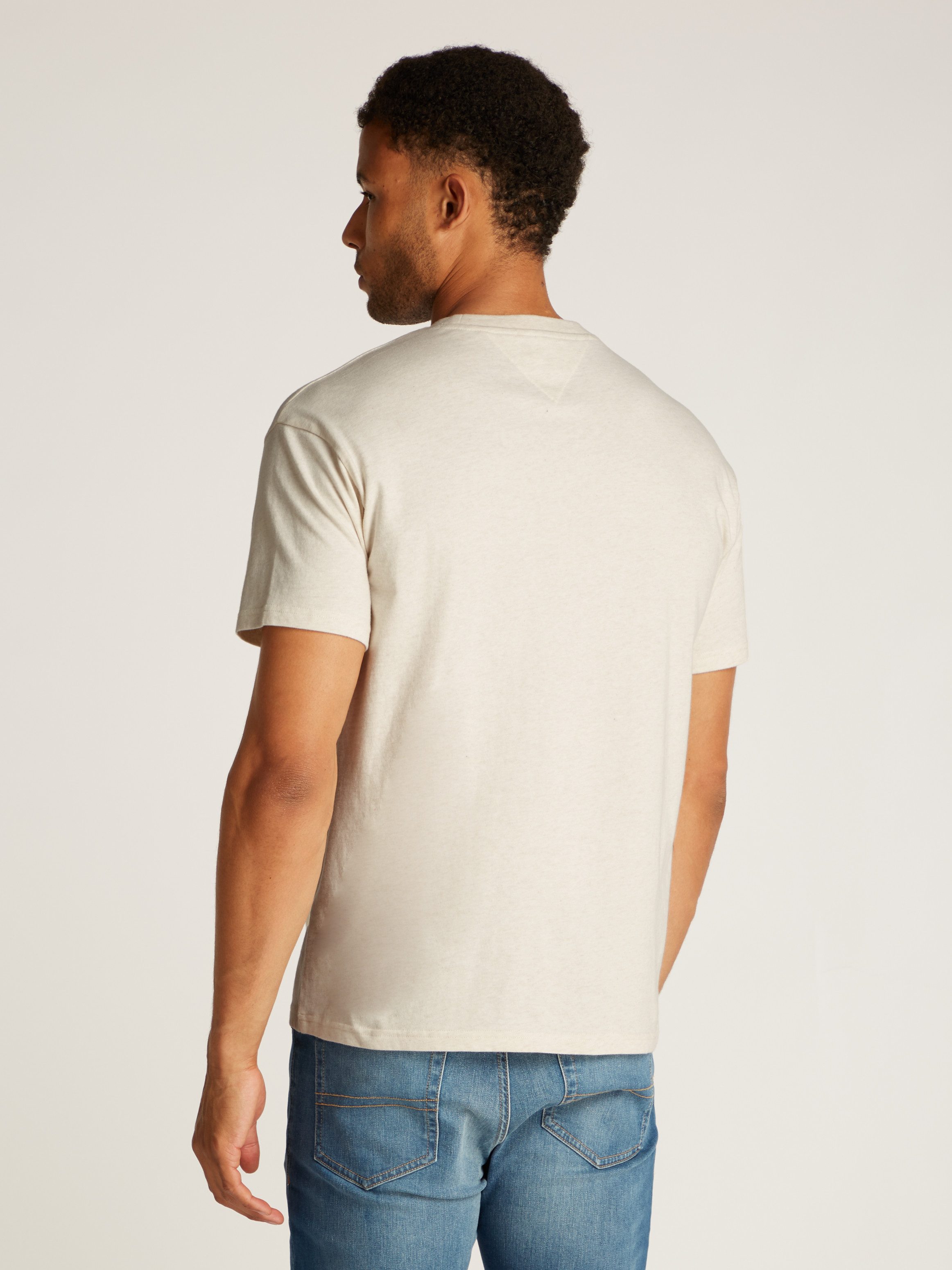 TOMMY JEANS T-shirt TJM RLX MELANGE BIG FLAG TEE