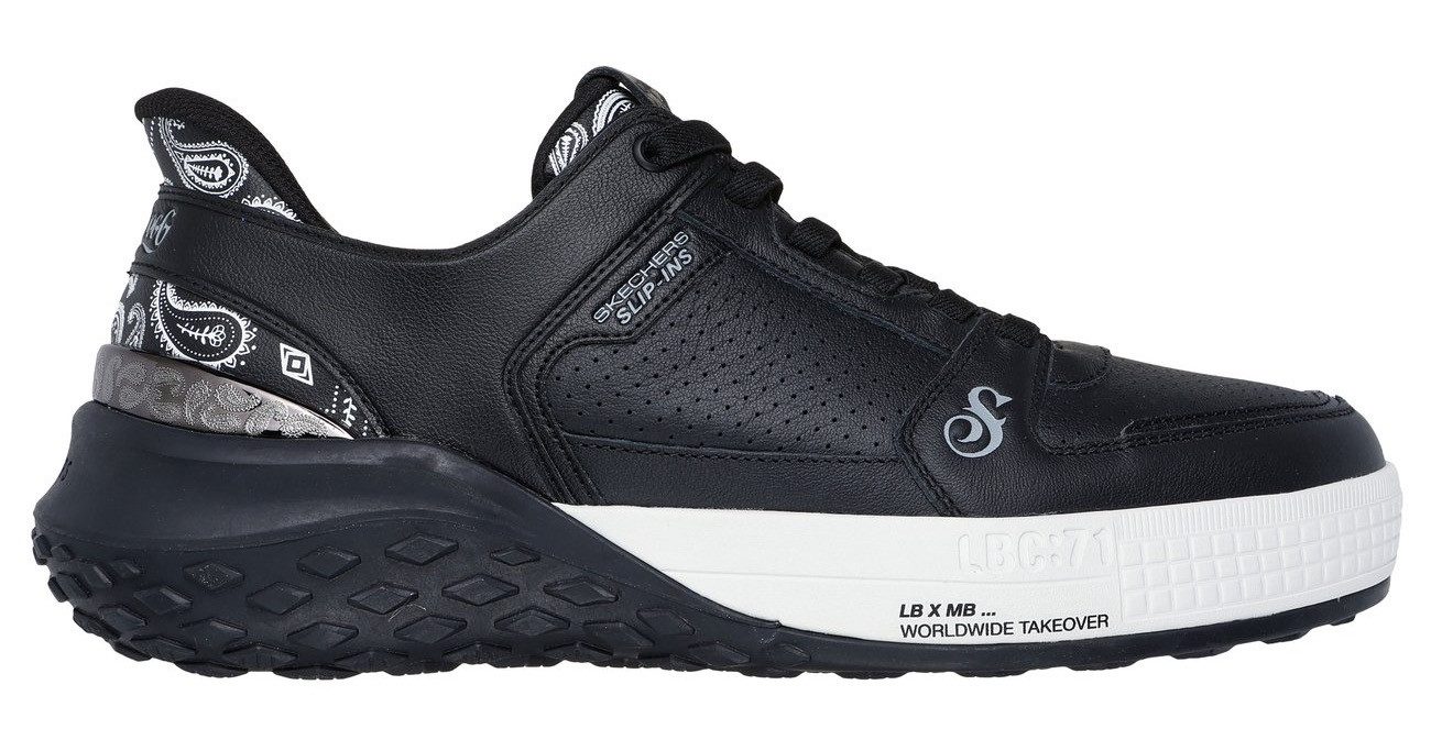 Skechers Slip-on sneakers SIZZLE-SNOOP SIZZLE SLIP-INS PAISLEY , snoop dogg sneaker, sneaker om in te stappen