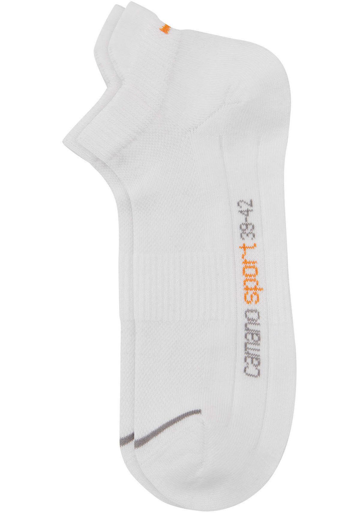 Camano Sneakersokken Function met micro-pluche op hiel en tenen (set, 4 paar)