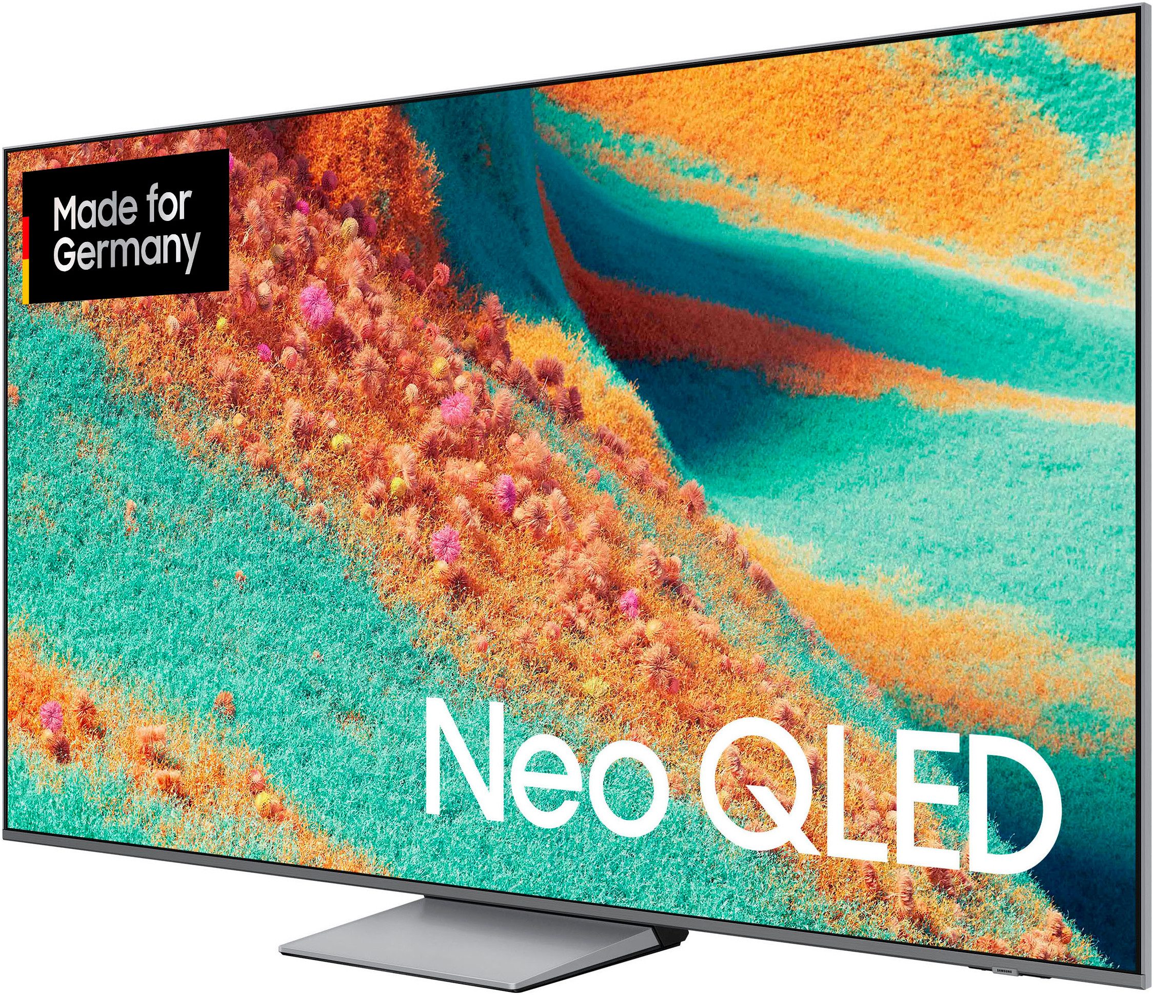 Samsung QLED-TV GQ65QN85FAU QLED Mini LED-televisie, NQ HDR+, 4K AI Upscaling, Dolby Atmos & AI Sound, Gaming tot 144Hz