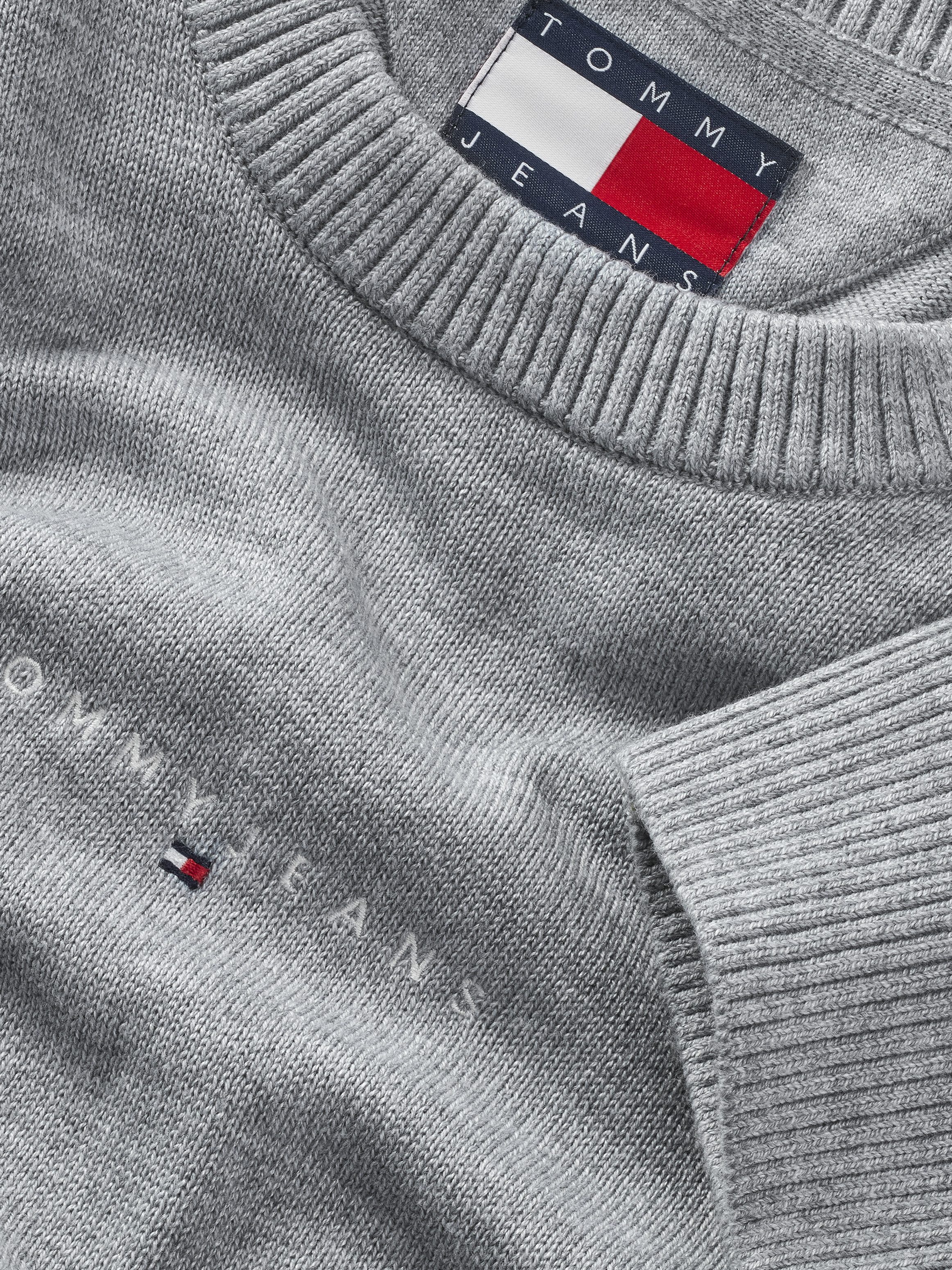 TOMMY JEANS Gebreide trui TJM LINEAR SMALL CHEST SWEATER
