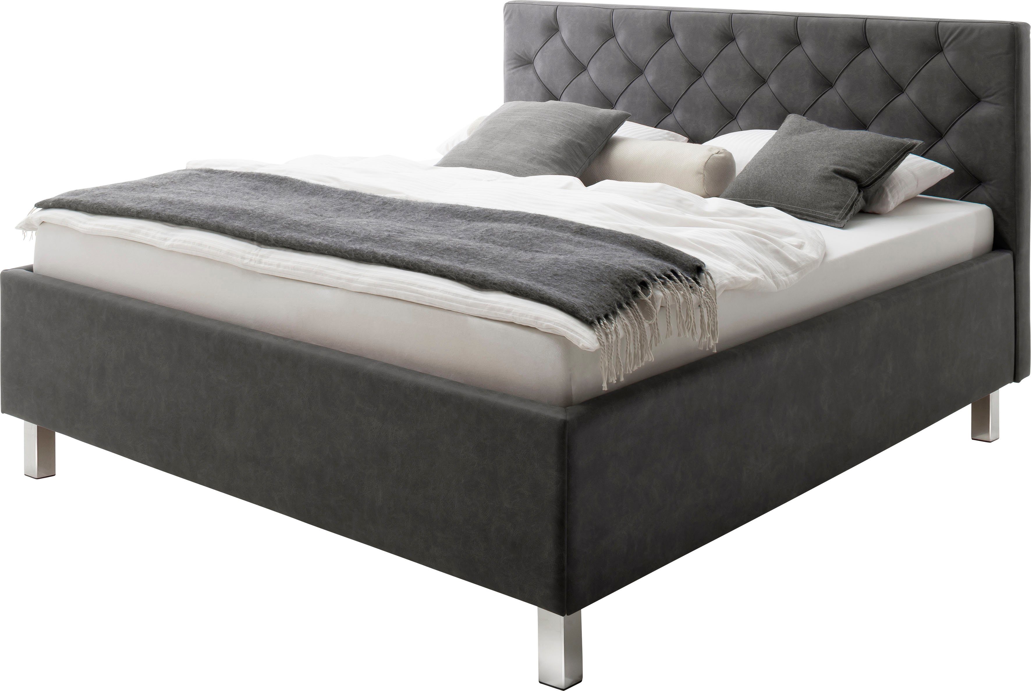 meise.möbel Gestoffeerd bed Sanremo met bedkist