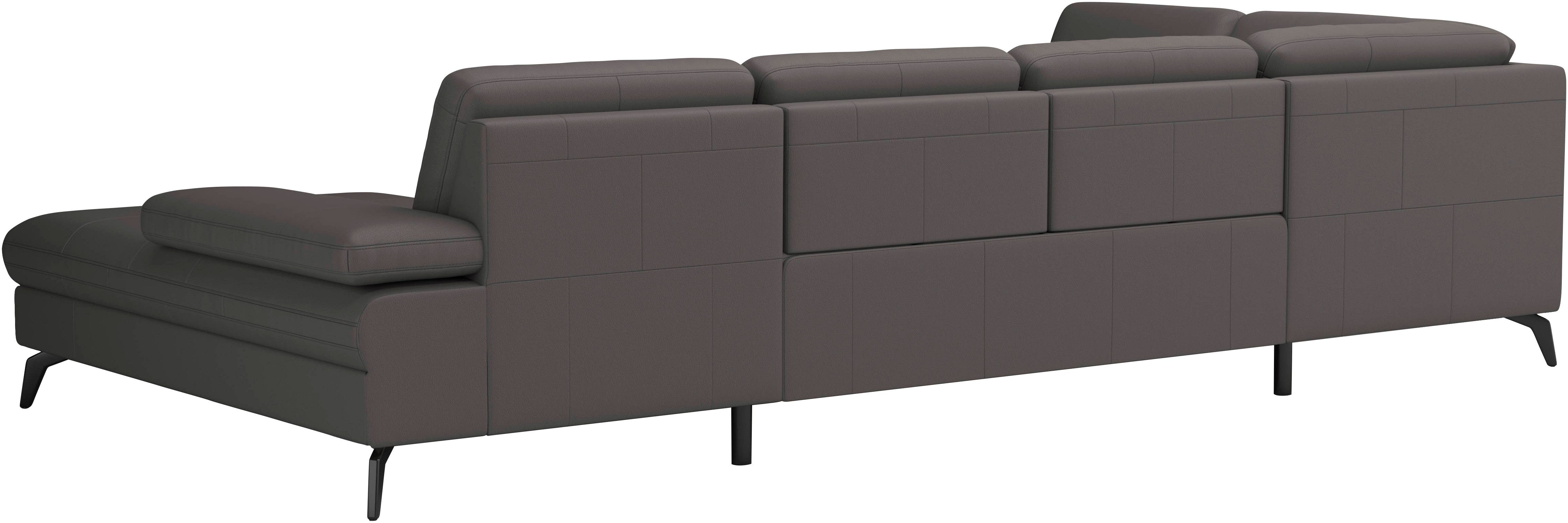 sit&more Zithoek Morris U-vorm, incl. zitdiepteverstelling keuze uit armleuningverstelling, bedfunctie & bedlade