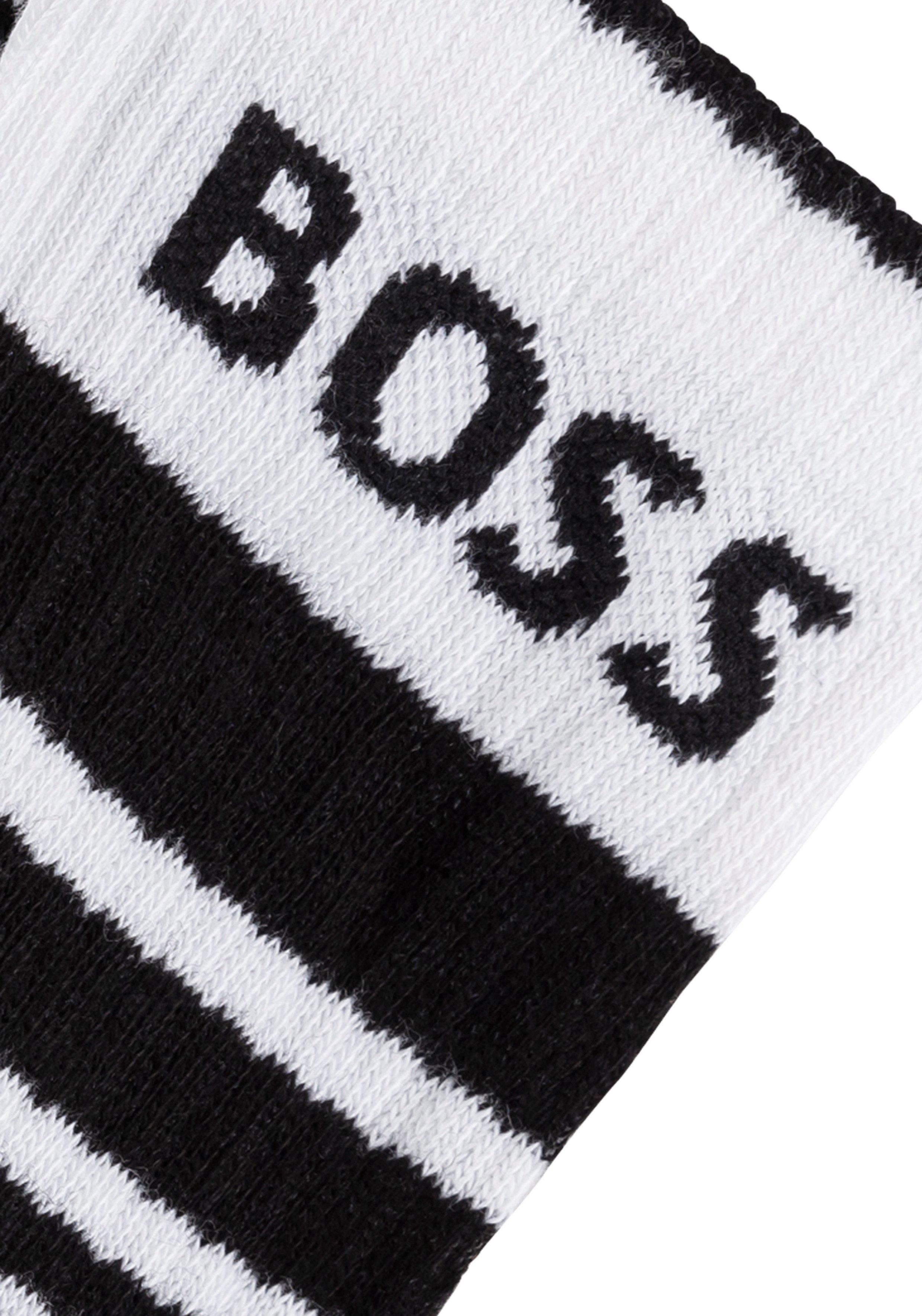 BOSS Vrijetijdssokken 3P QS Rib Stripe CC (set 3 paar)