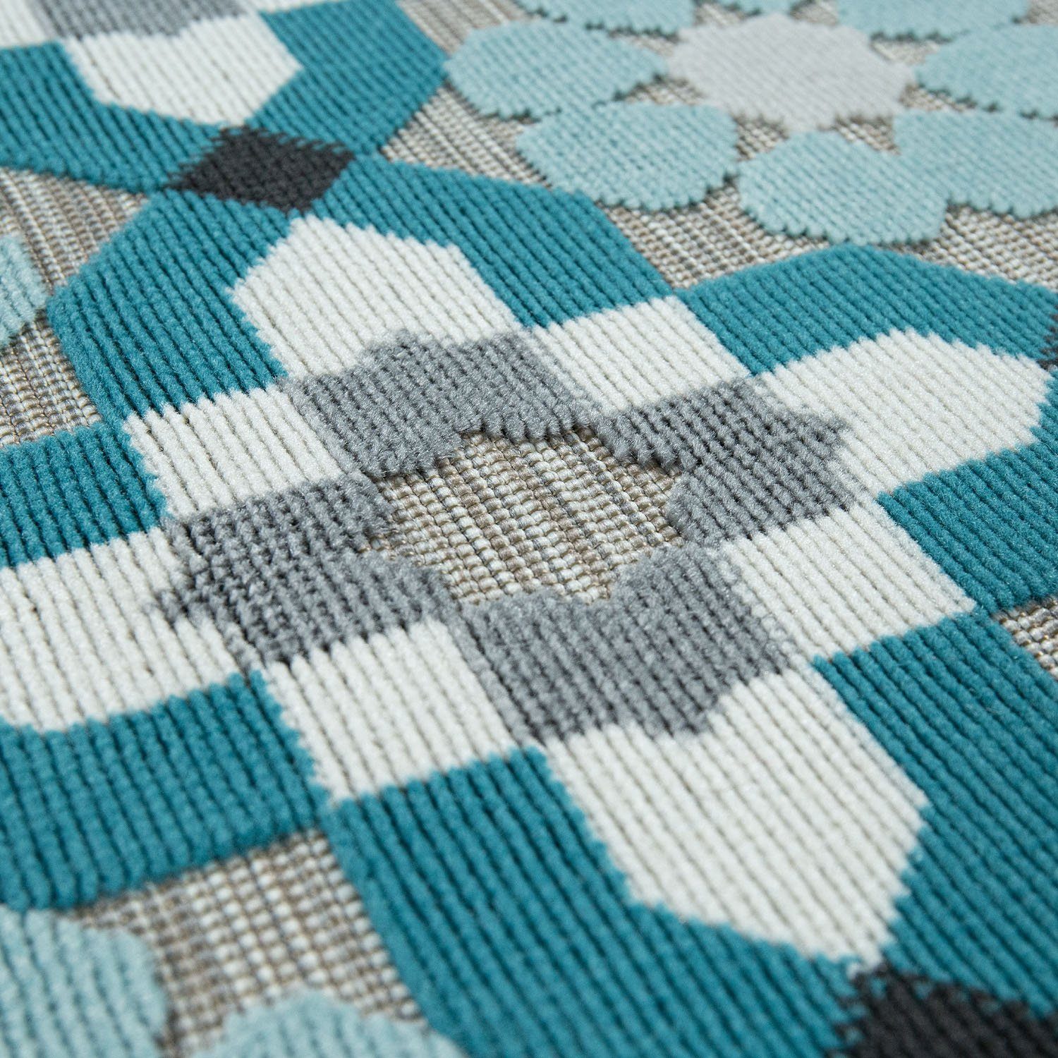 Paco Home Vloerkleed Charleroi 492 3d-design, motief bloemen, geschikt voor binnen en buiten