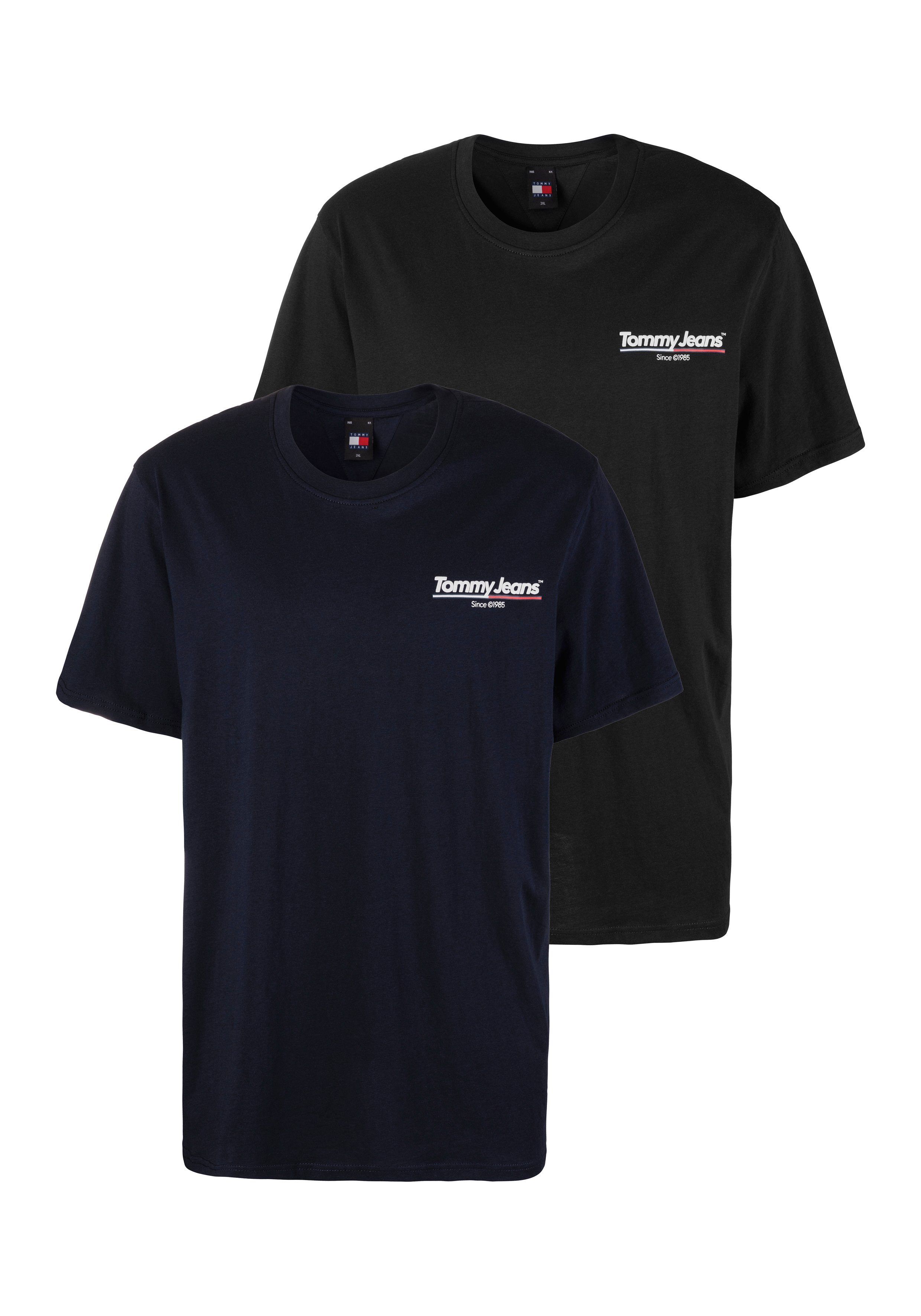 Tommy Jeans Plus T-shirt TJM SLIM TJ TWIST 2PACK TEE EXT (set 2-delig)