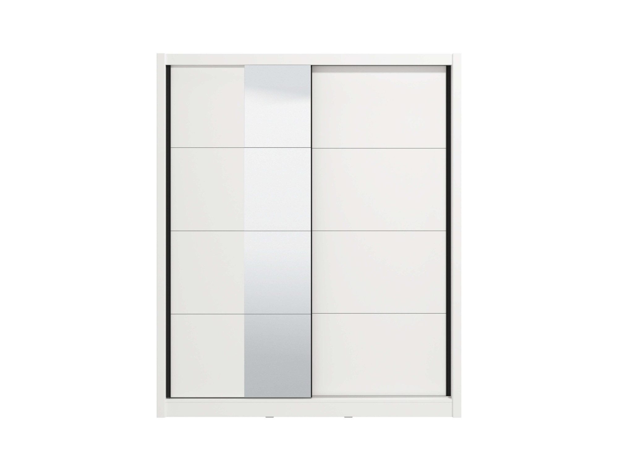 INOSIGN Schuifdeurkast Albi, slaapkamerkast, linnenkast in cashmere of wit Kledingkast met spiegel MET binneninrichting, FSC®-gecertificeerd