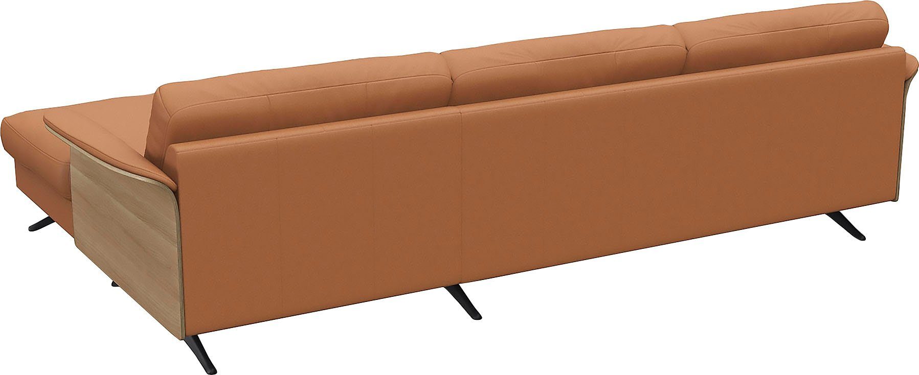FLEXLUX Hoekbank Glow, super comfortabel door hoogwaardige zitconstructie met binnenvering, L-vorm