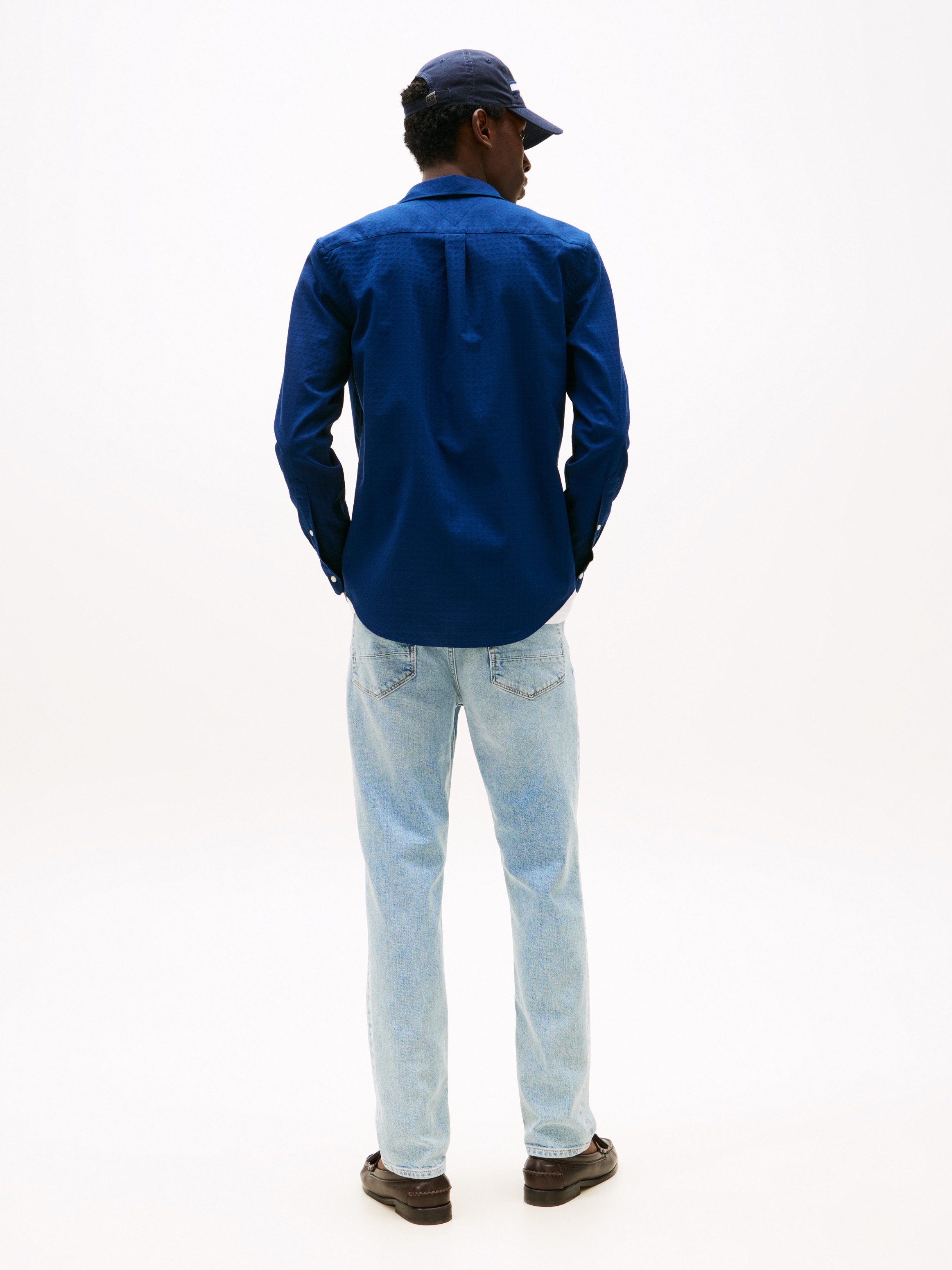 Tommy Hilfiger Overhemd met lange mouwen DOBBY STRUCTURE RF SHIRT