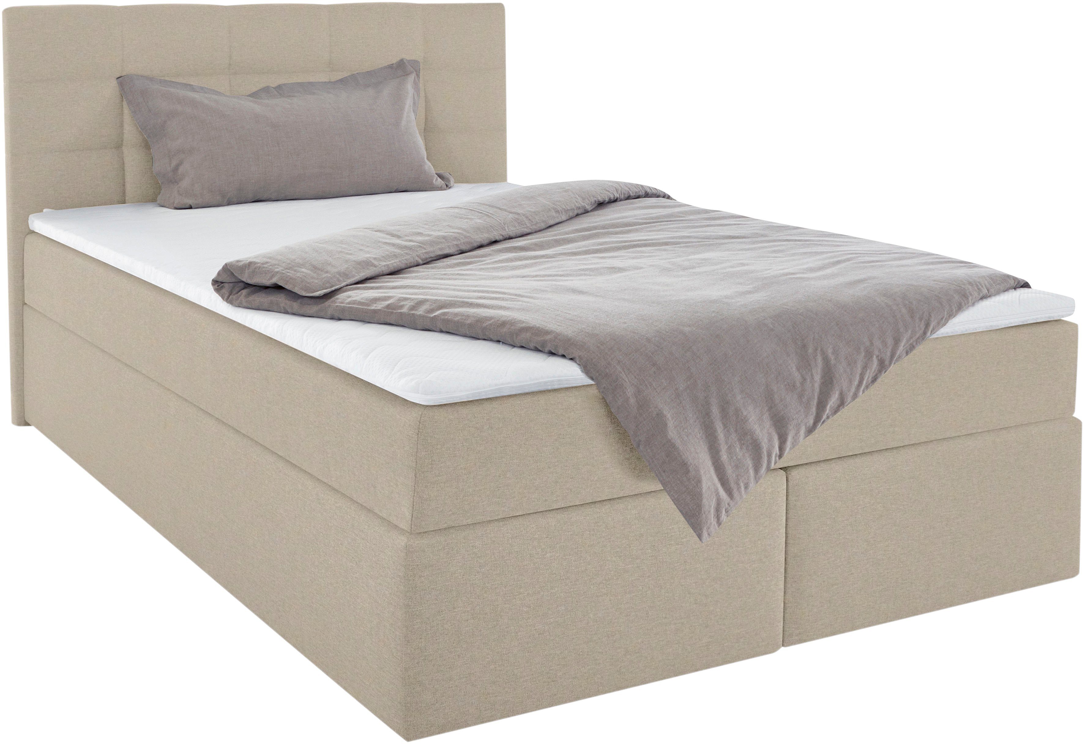INOSIGN Boxspring OVALO optioneel met bedbox, verkrijgbaar in h2, h3 & h4