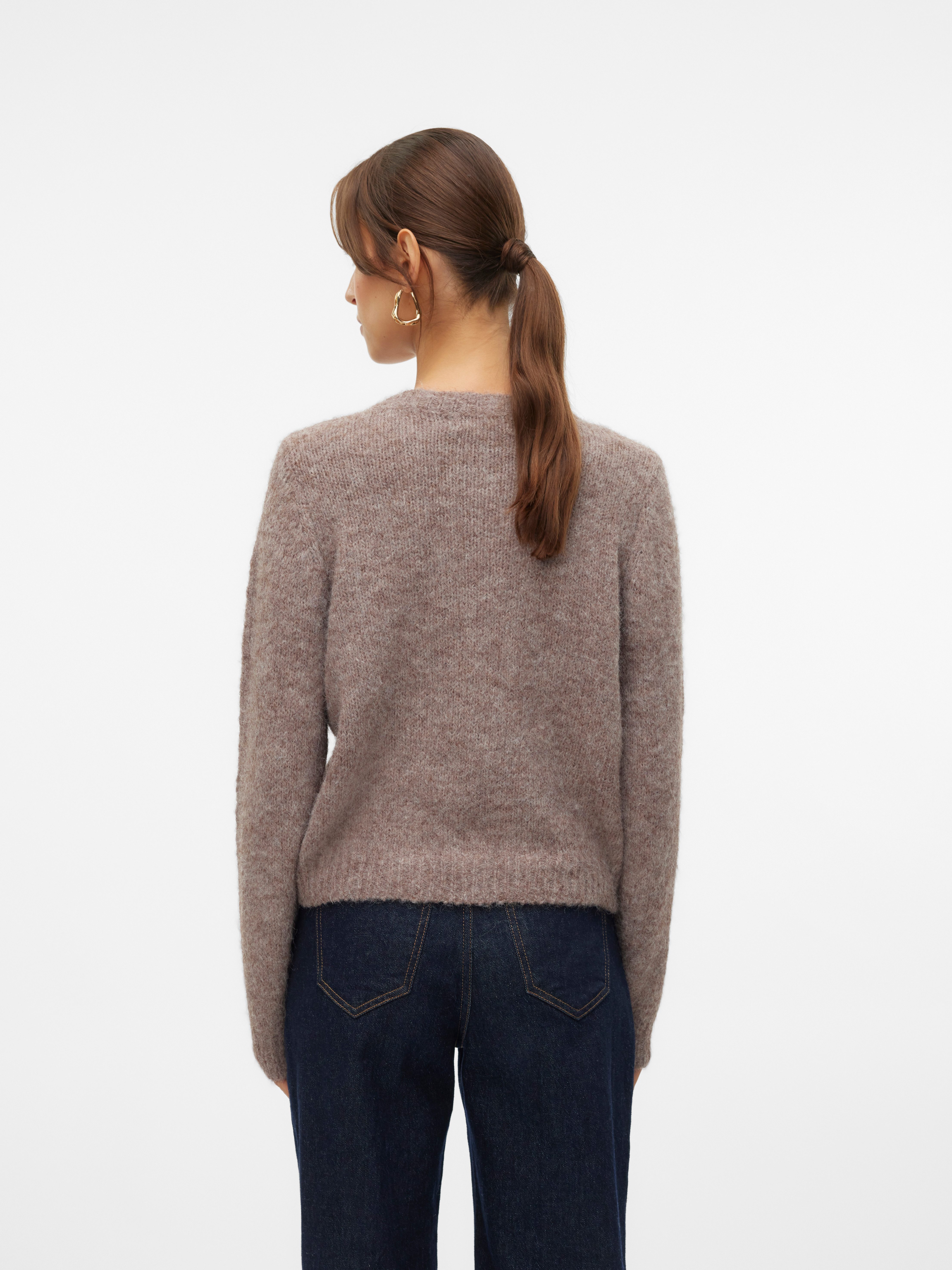 Vero Moda Vest VMNOVAH LS O-NECK BUTTON CARDI GA NOOS