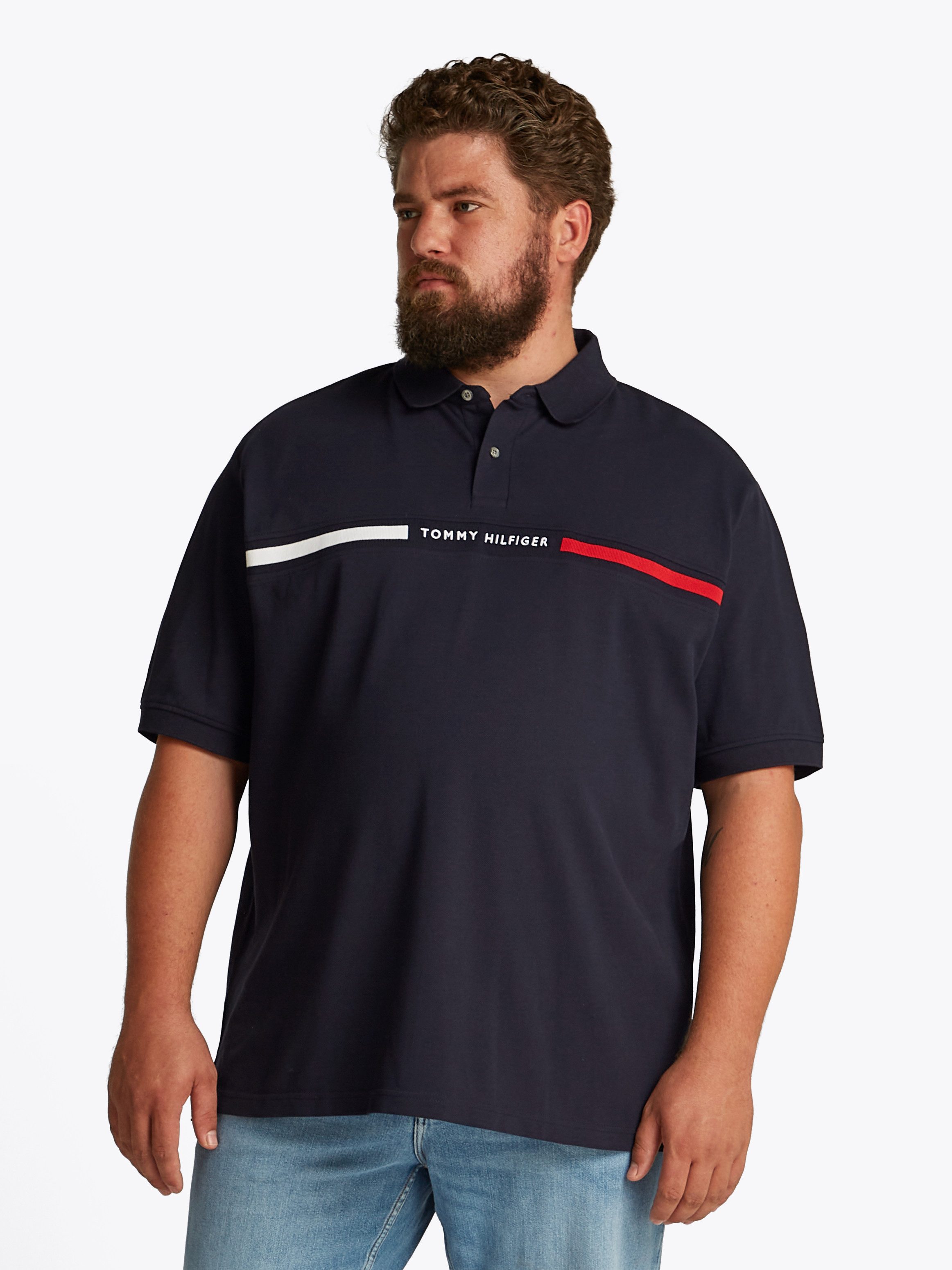 Tommy Hilfiger Poloshirt BT-HILFIGER CHEST INSERT REG -B