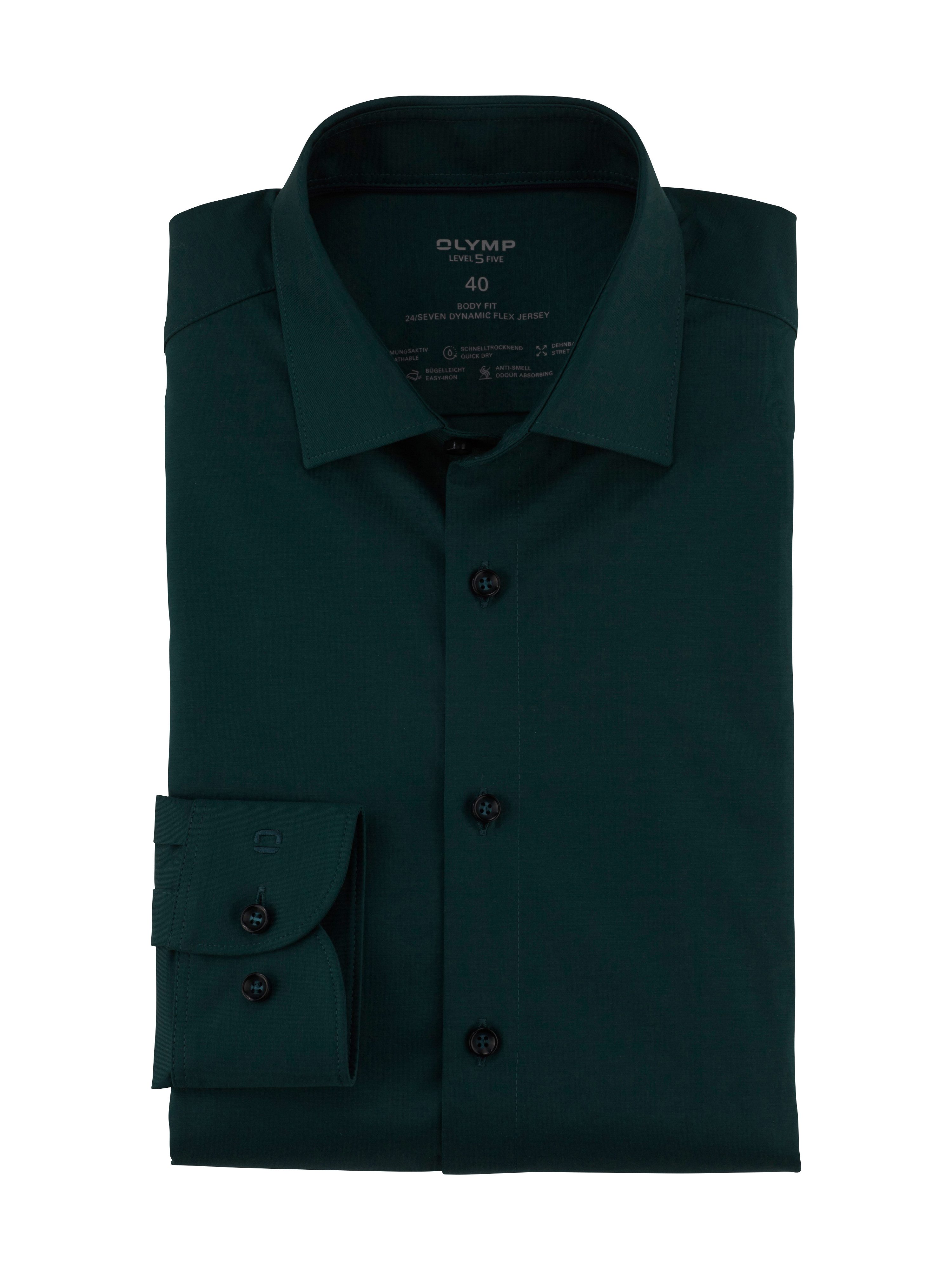 OLYMP Businessoverhemd Level Five body fit jersey shirt