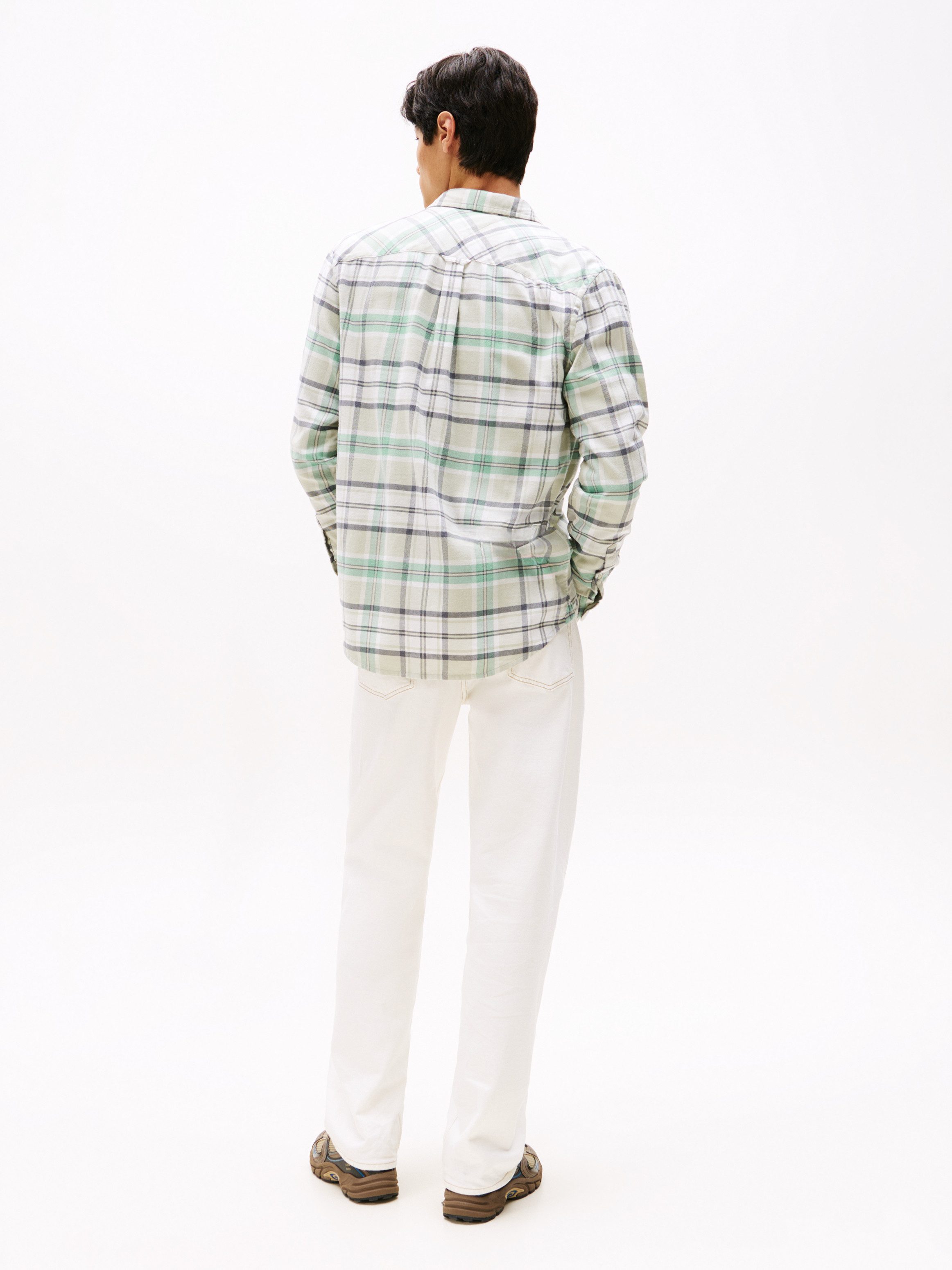 TOMMY JEANS Flanellen overhemd TJM REG FLANNEL CHECK SHIRT EXT
