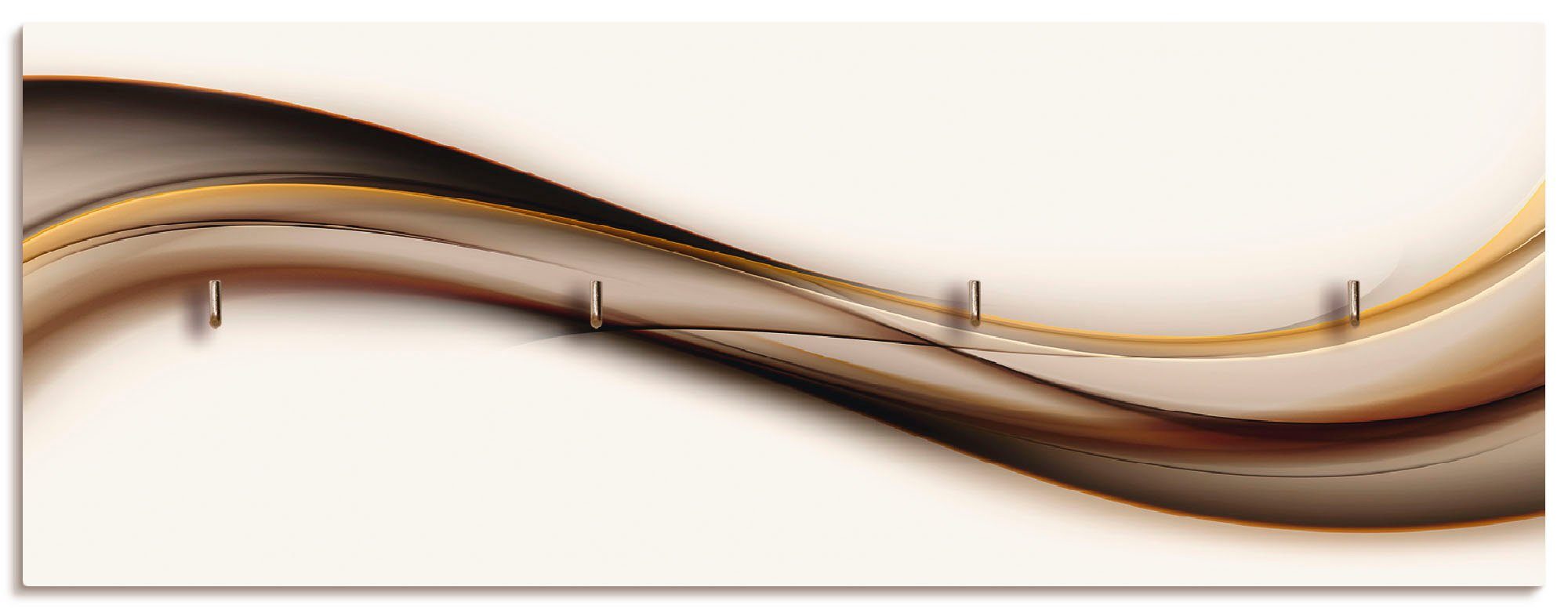 Artland Sleutelbord Golf van hout met 4 sleutelhaakjes – sleutelbord, sleutelborden, sleutelhouder, sleutelhanger voor de hal – stijl: modern