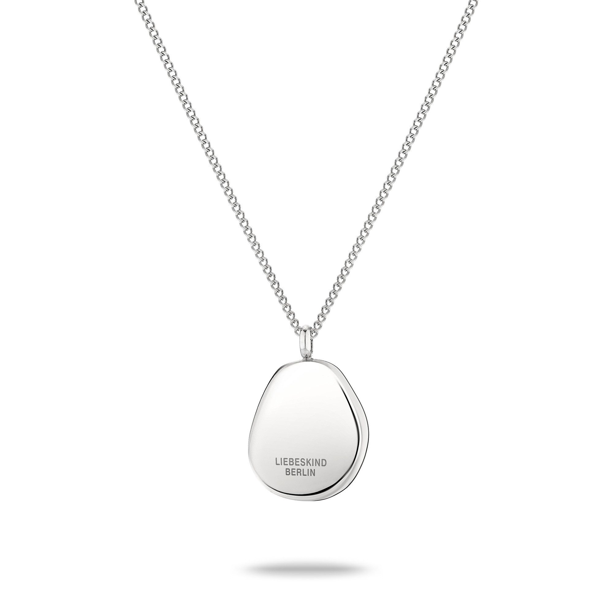 Liebeskind Berlin Ketting met hanger Sieraden cadeau roestvrijstalen halsketting The Organic
