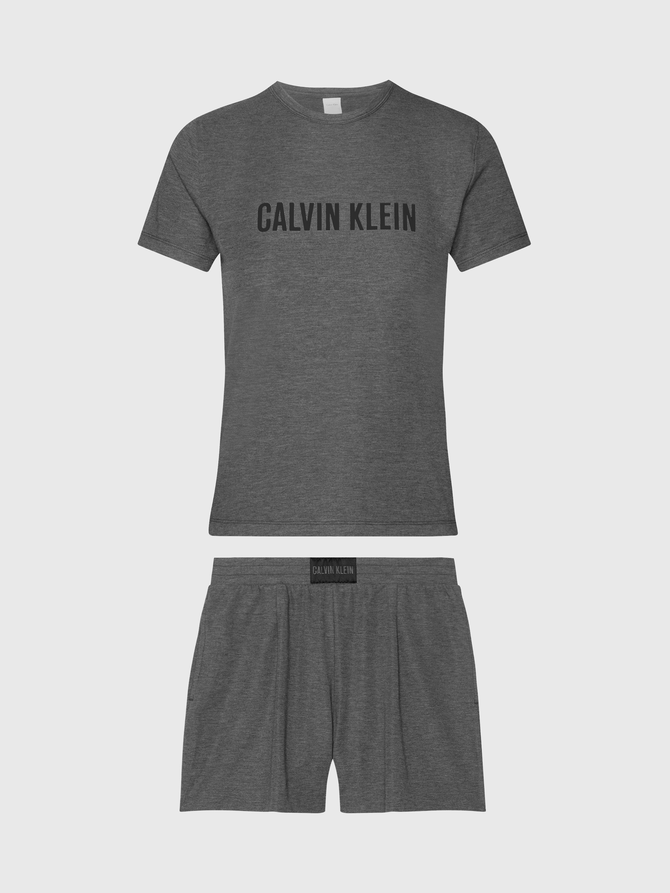 Calvin Klein Pyjama S S SLEEP SET met een logo-opschrift op borsthoogte (set 2-delig)