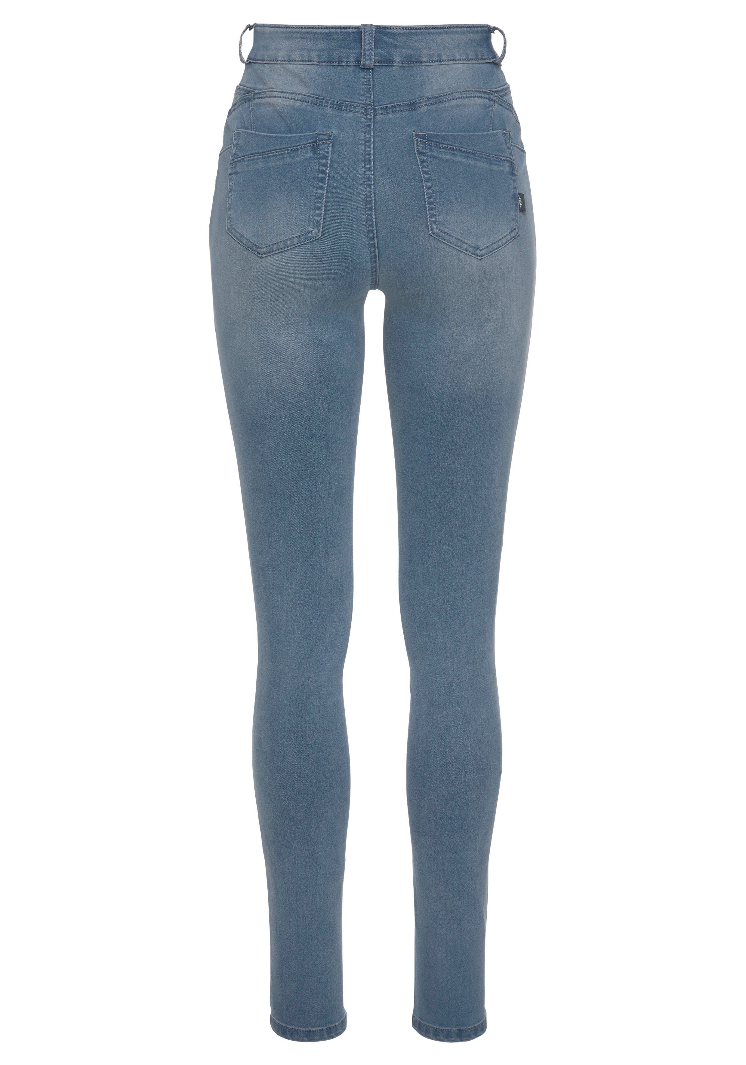 Arizona Skinny fit jeans Ultra Stretch skinny-fit, geaccentueerde taille, shaping-effect, high waist