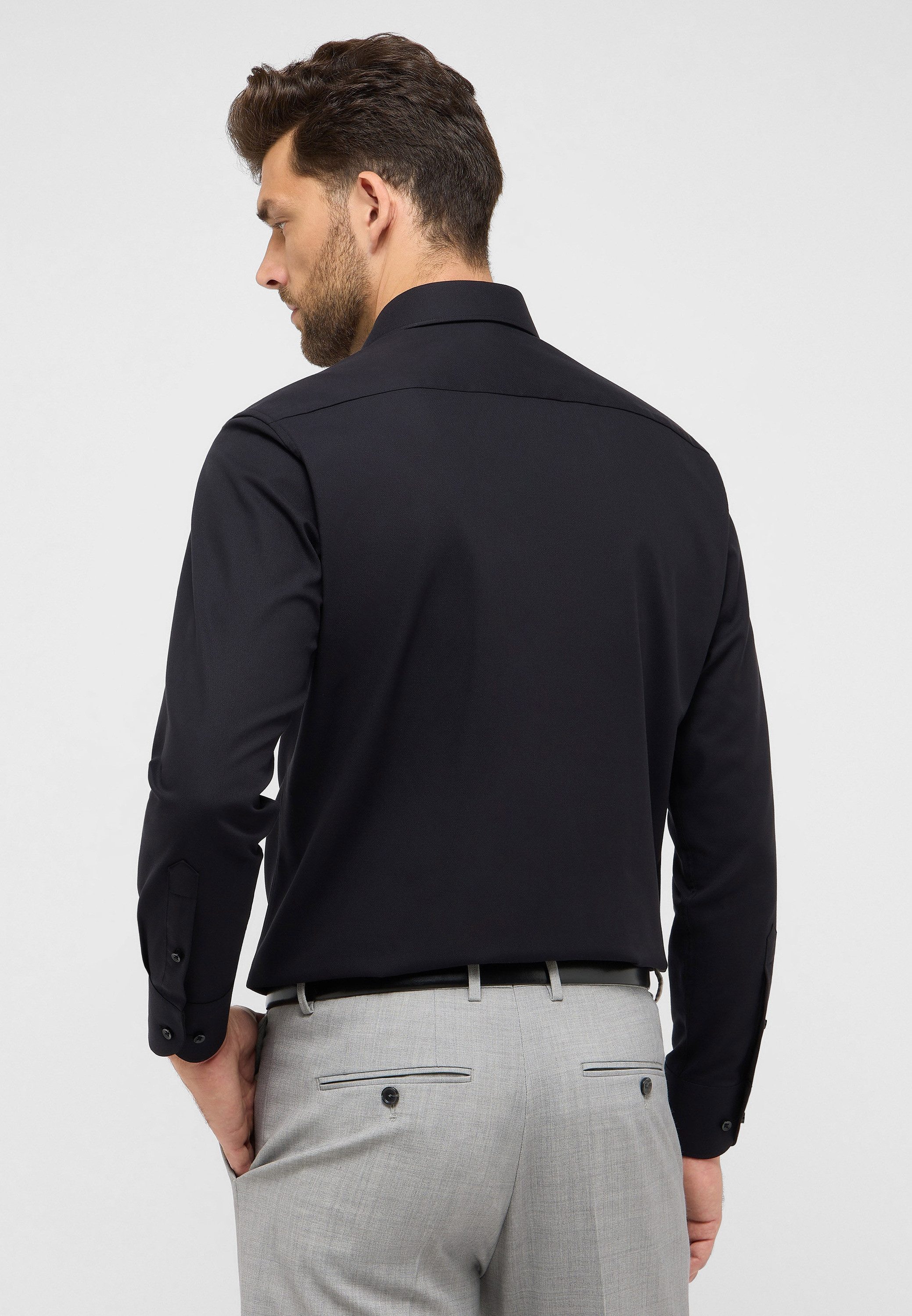 Eterna Overhemd met lange mouwen MODERN FIT NON IRON (strijkvrij)