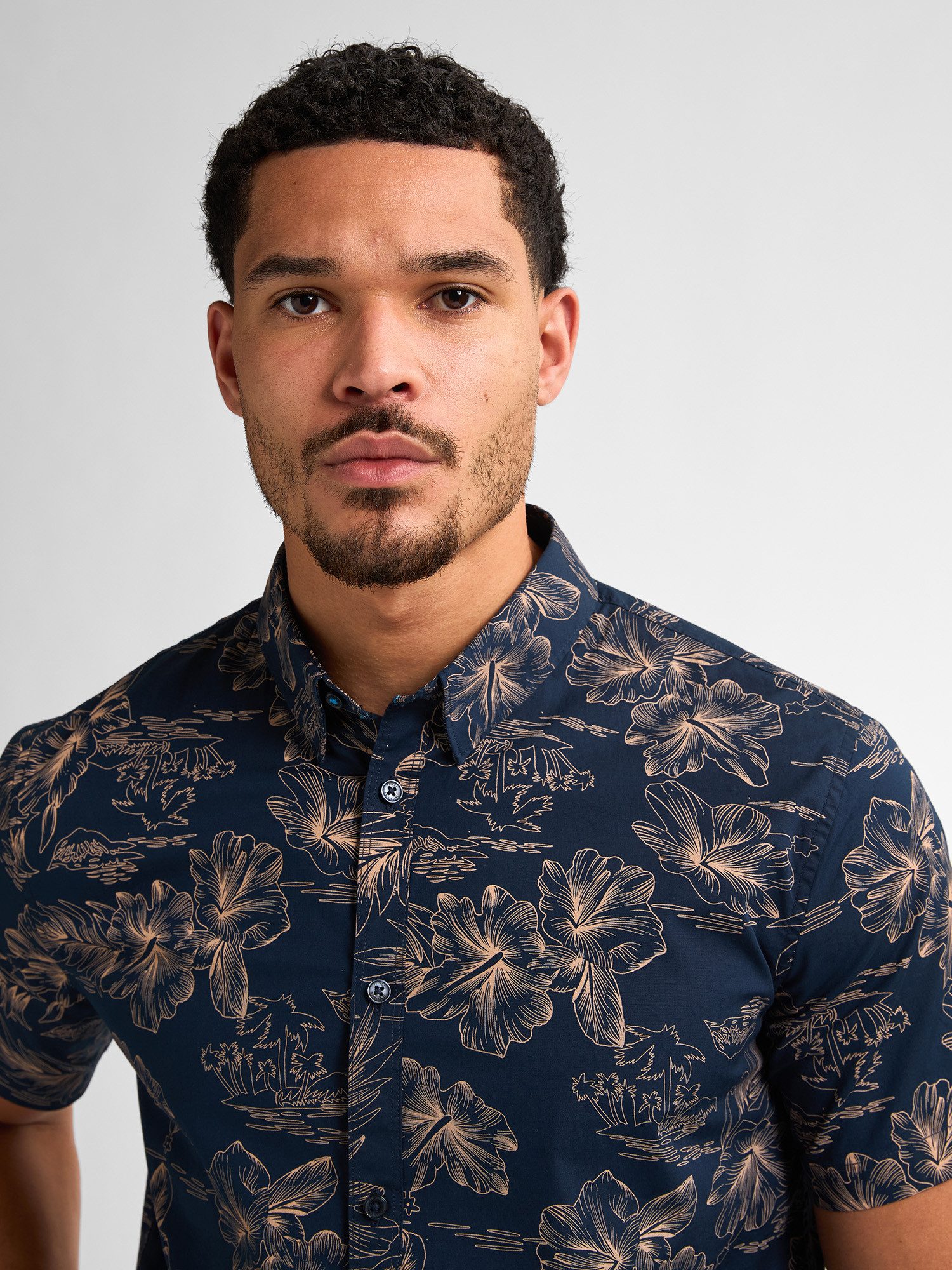 Petrol Industries Shirt met korte mouwen met print all-over