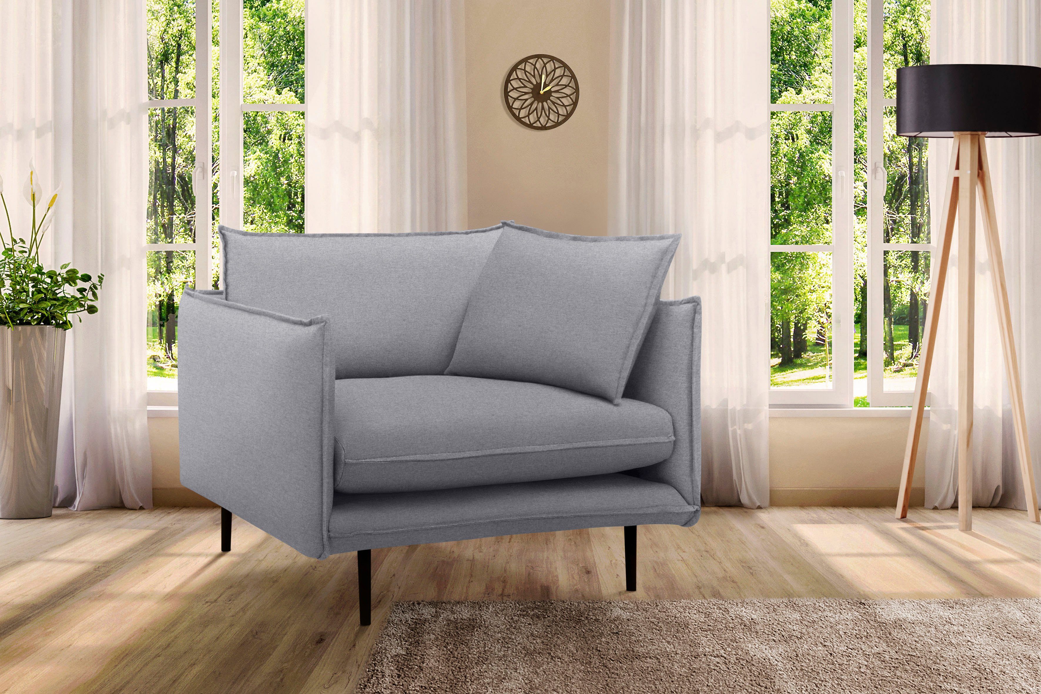 INOSIGN 1,5-zitsbank Somba met dikke opstaande naad en elegante look