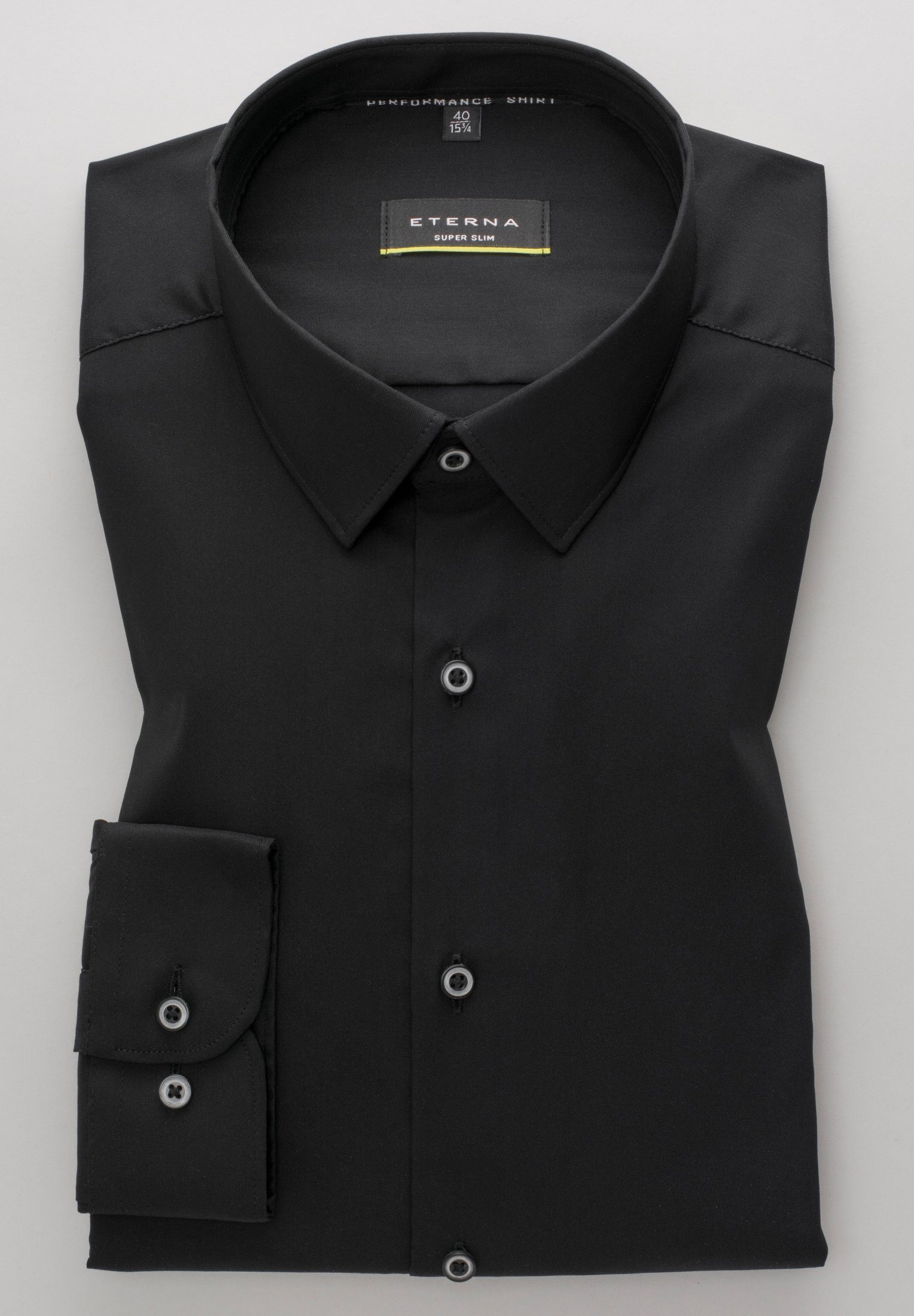 Eterna Overhemd met lange mouwen SUPER SLIM EASY IRON (gemakkelijk te strijken)