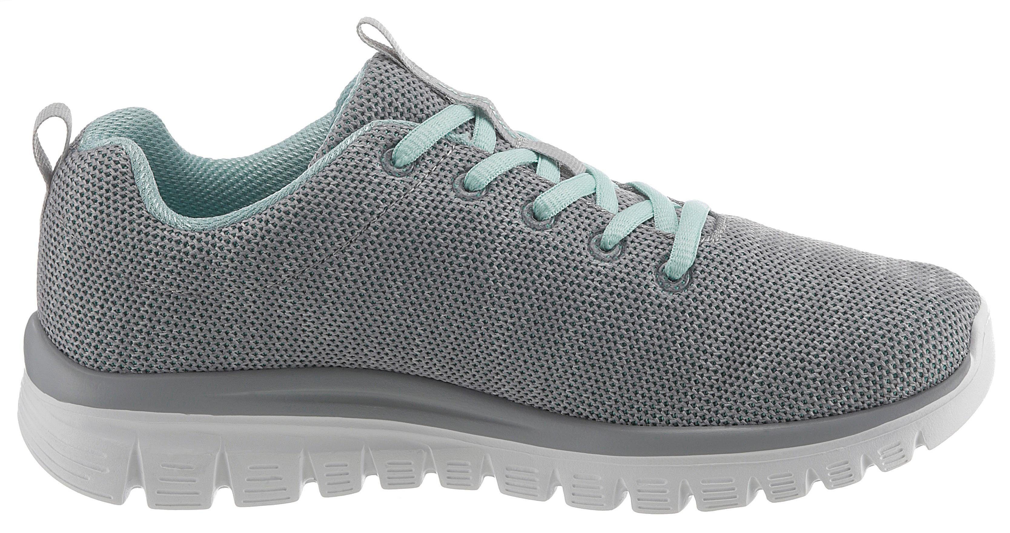 Skechers Sneakers Graceful - Twisted Fortune Vrijetijdsschoen, lage schoen, veterschoen met memory foam