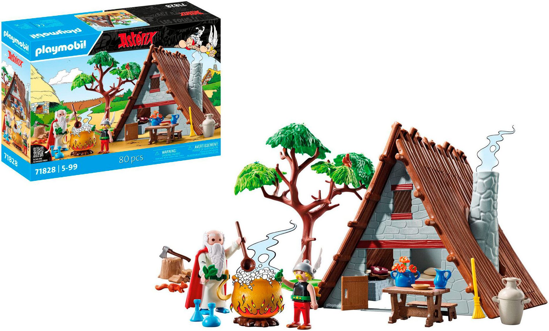 Playmobil® Constructie-speelset Asterix: Asterix' Huis (71828), Playmobil Asterix (80-delig)