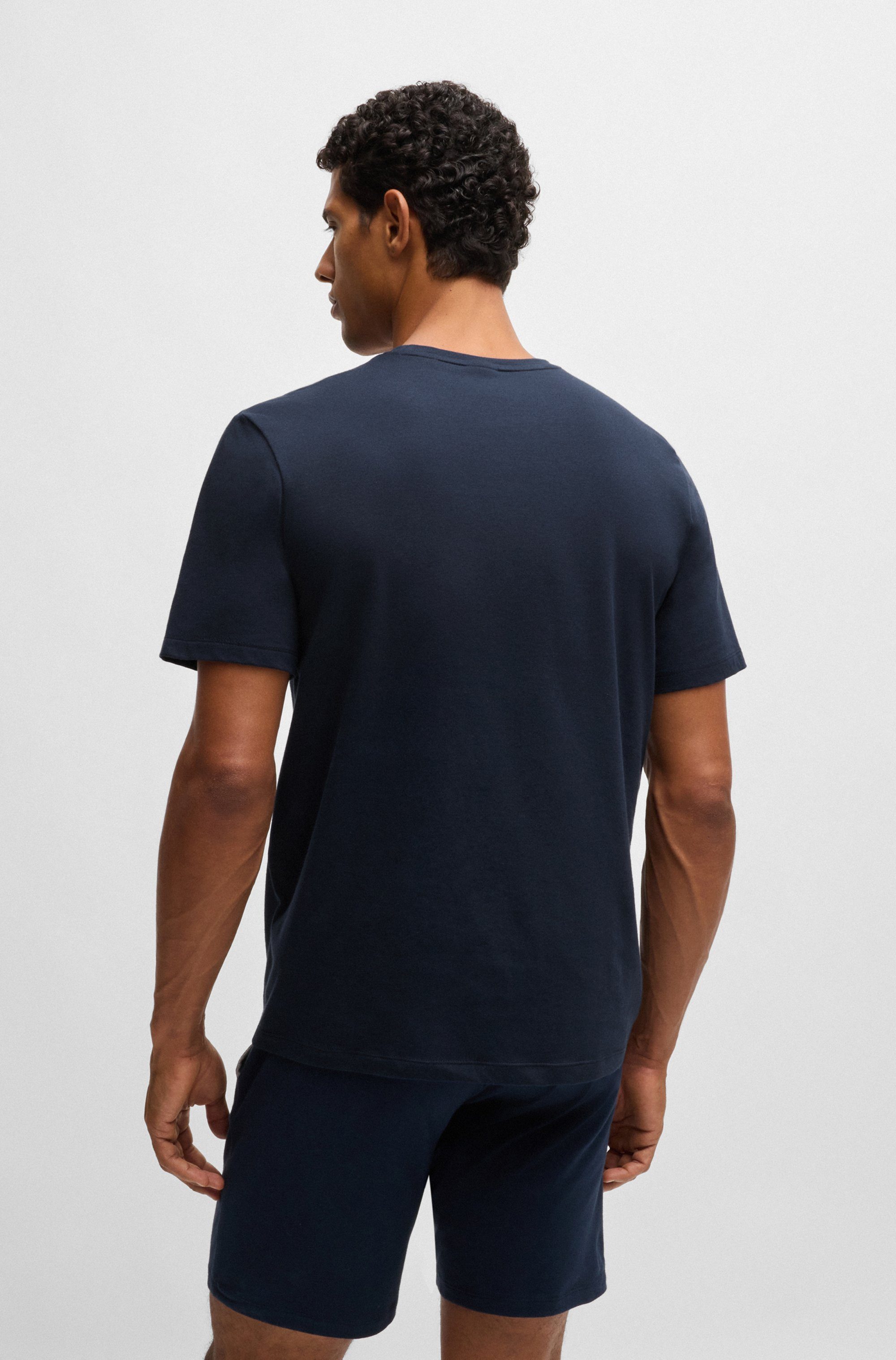 BOSS T-shirt Mix&Match T-Shirt R met boss-borduursel op de borst