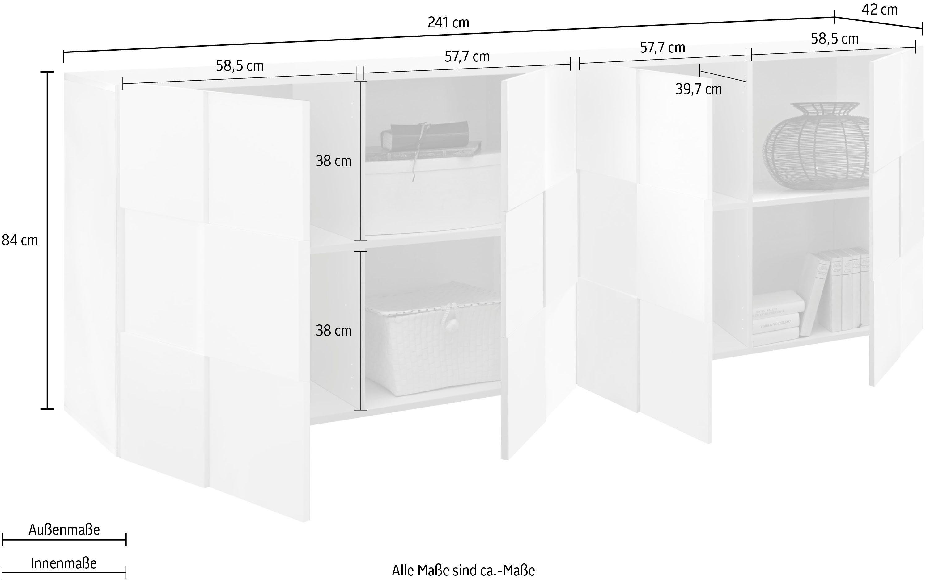 INOSIGN Dressoir Dama dressoir