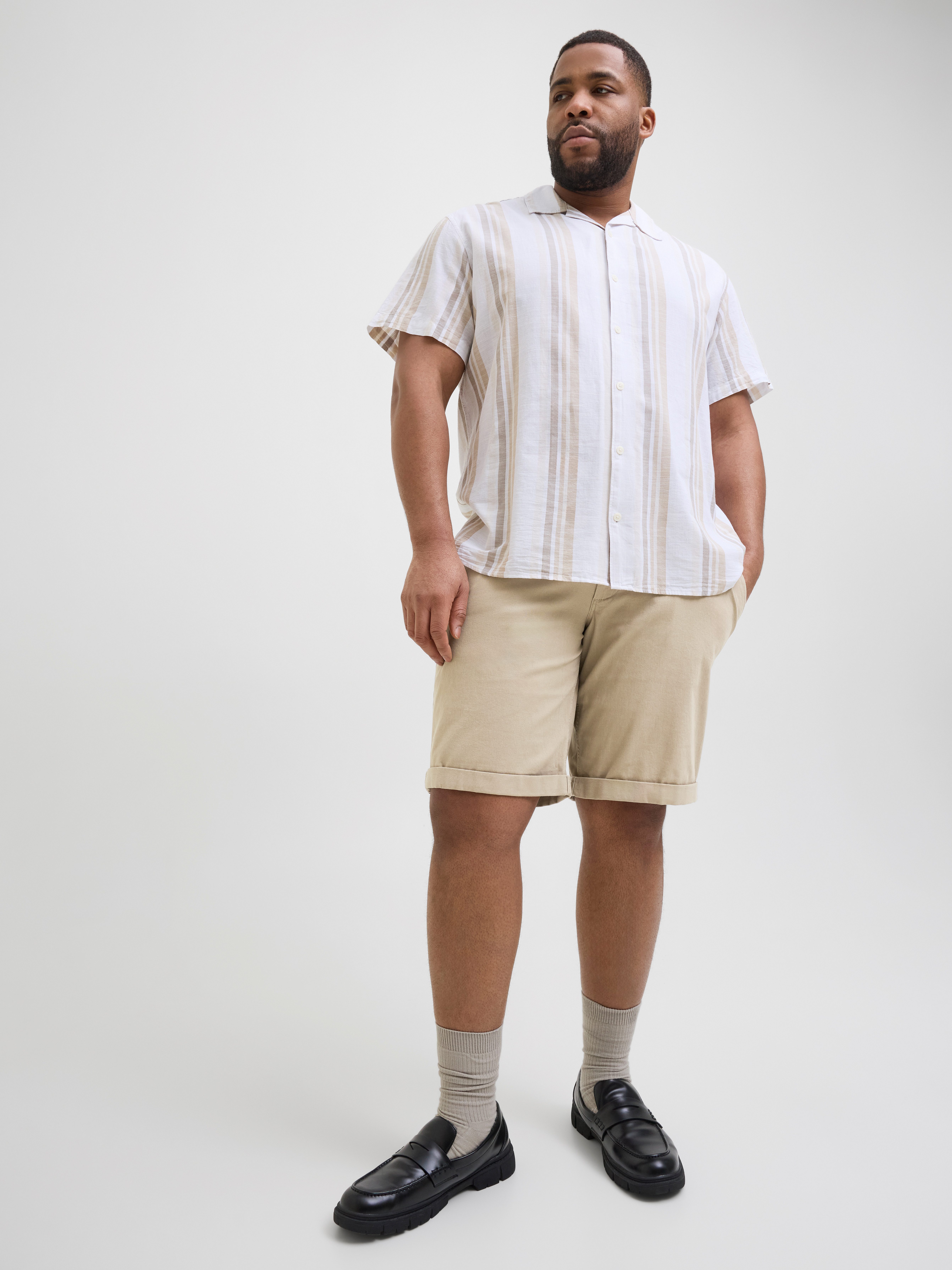 Jack & Jones PlusSize Chino-short JPSTDAVE JJCHINO SHORTS SN AKM PLS