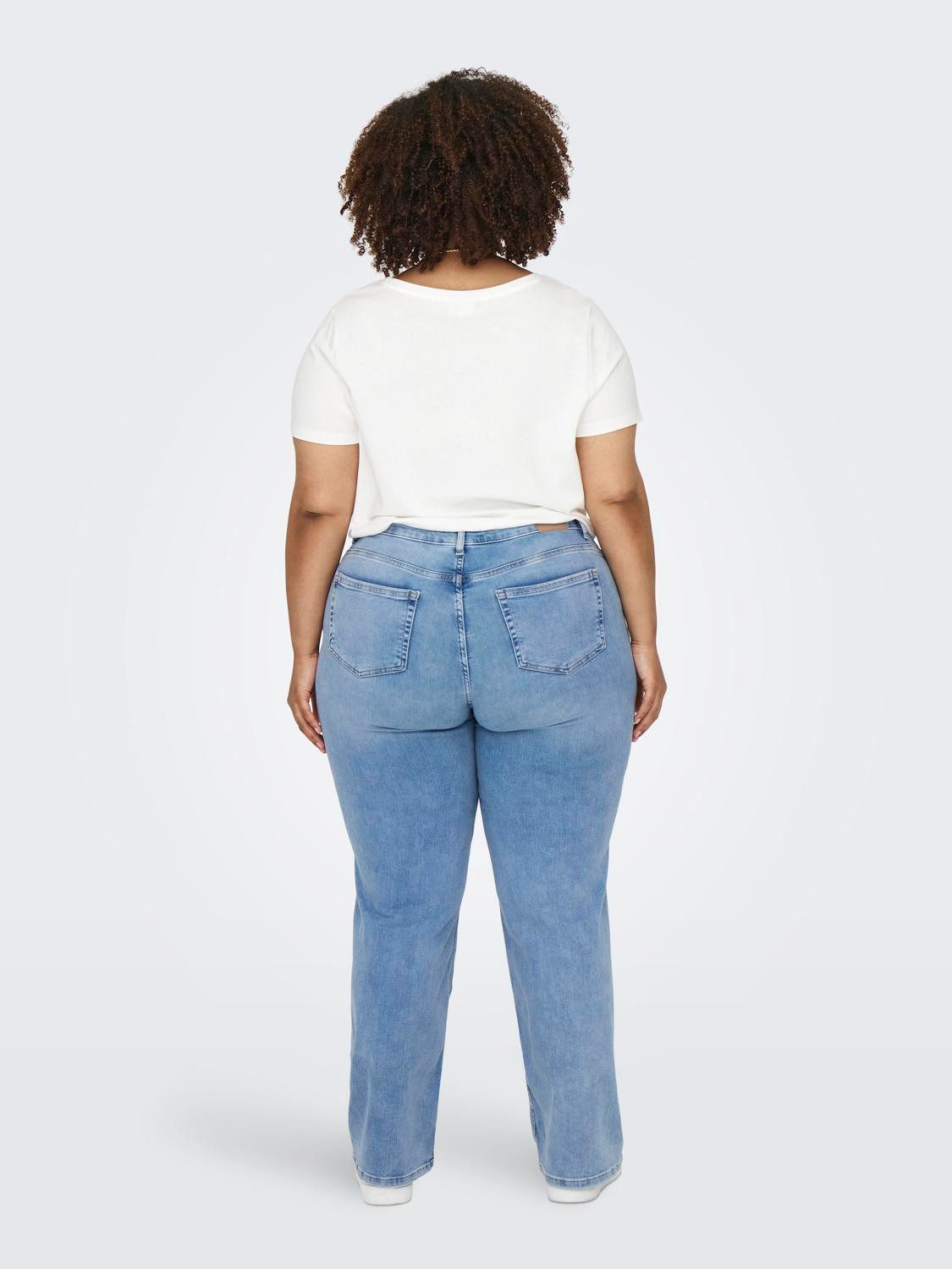 ONLY CARMAKOMA Wijde jeans CARWILLY HW WIDE DNM TAI006