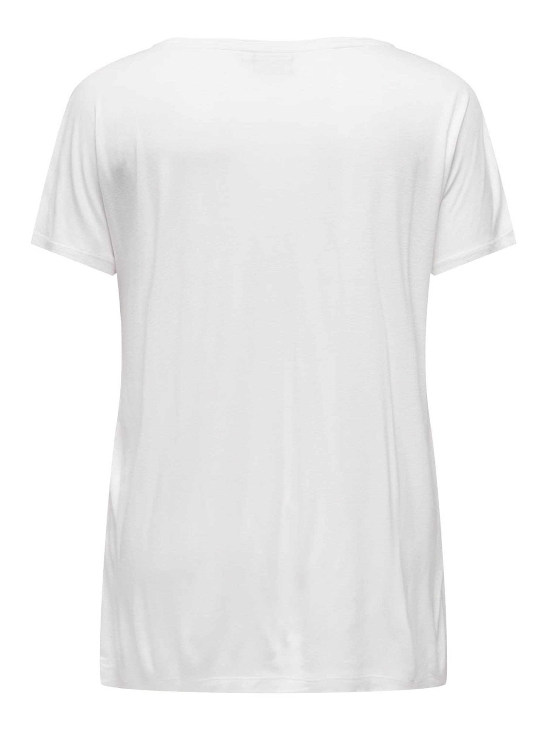 ONLY CARMAKOMA Shirt met korte mouwen CARKETTY LIFE SS MIX TEE JRS