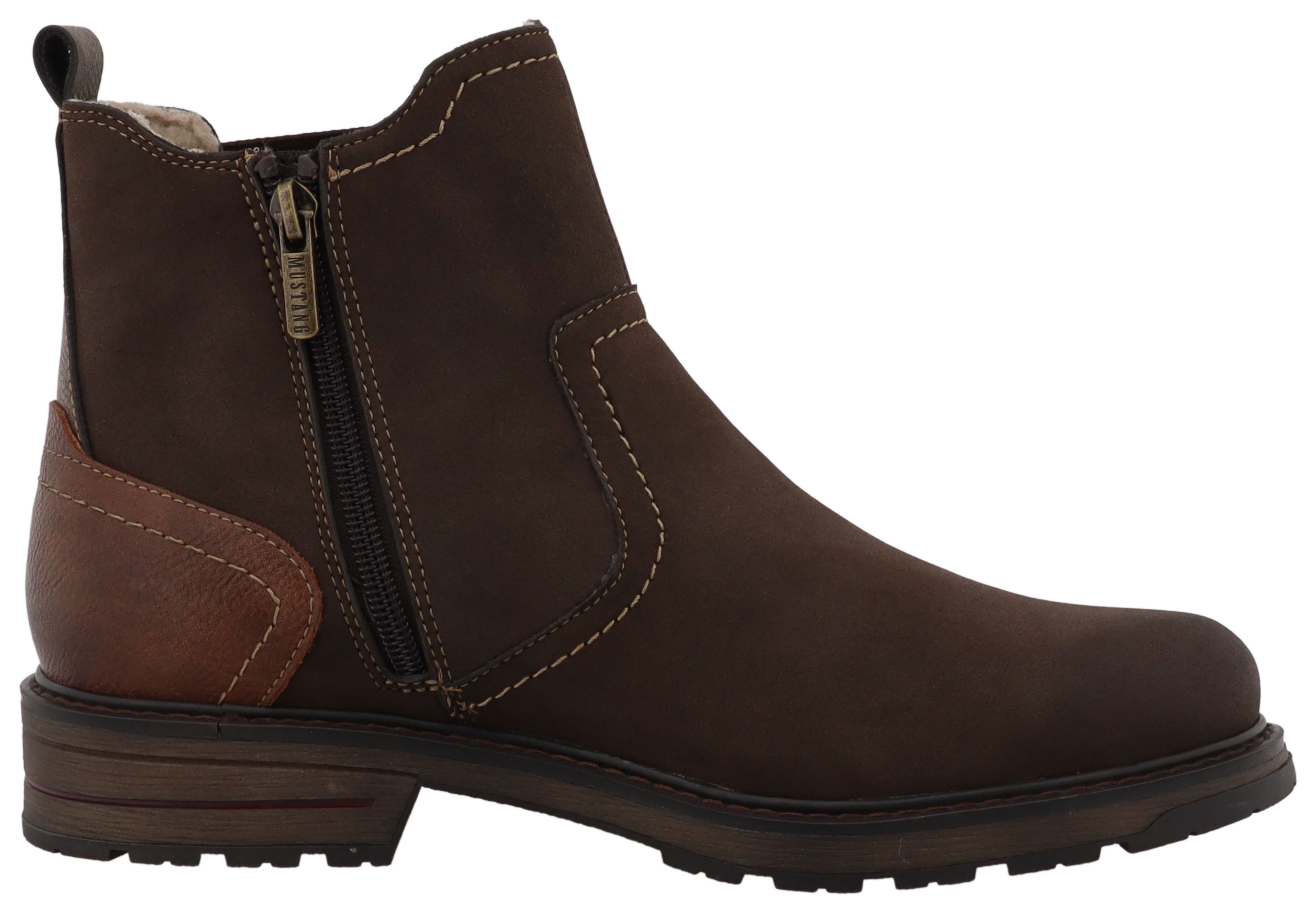 Mustang Shoes Chelsea-boots Marian Enkellaarsje, boots met warme voering