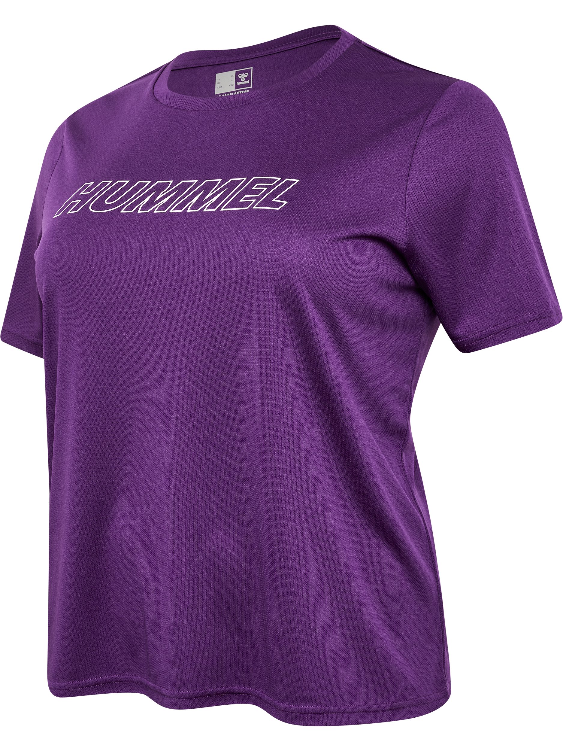 hummel T-shirt HMLTE CURVY T-SHIRT PLUS (1-delig)