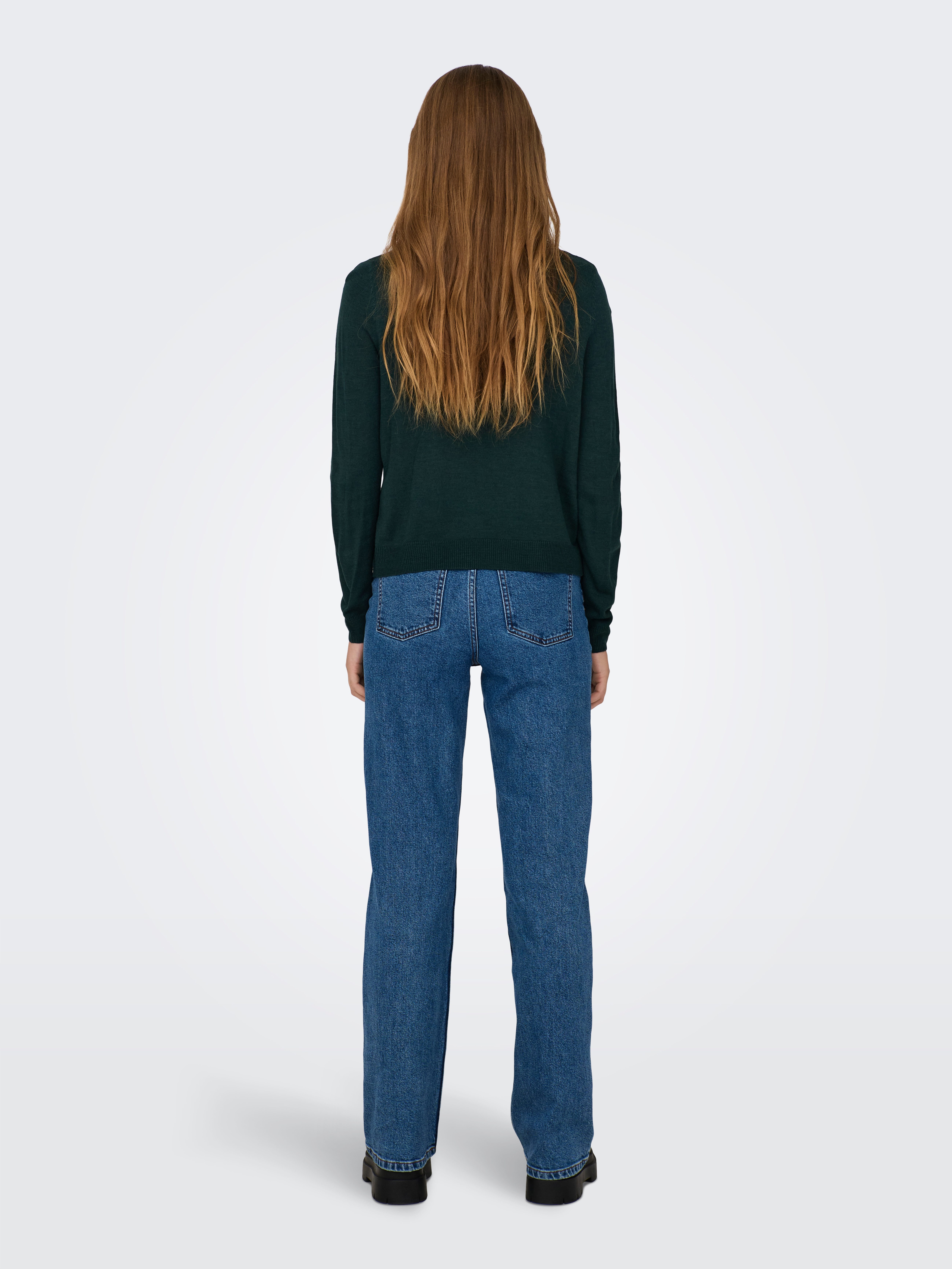 Only Kersttrui ONLXMAS PENGUIN TREE LS O-NECK RP KNT